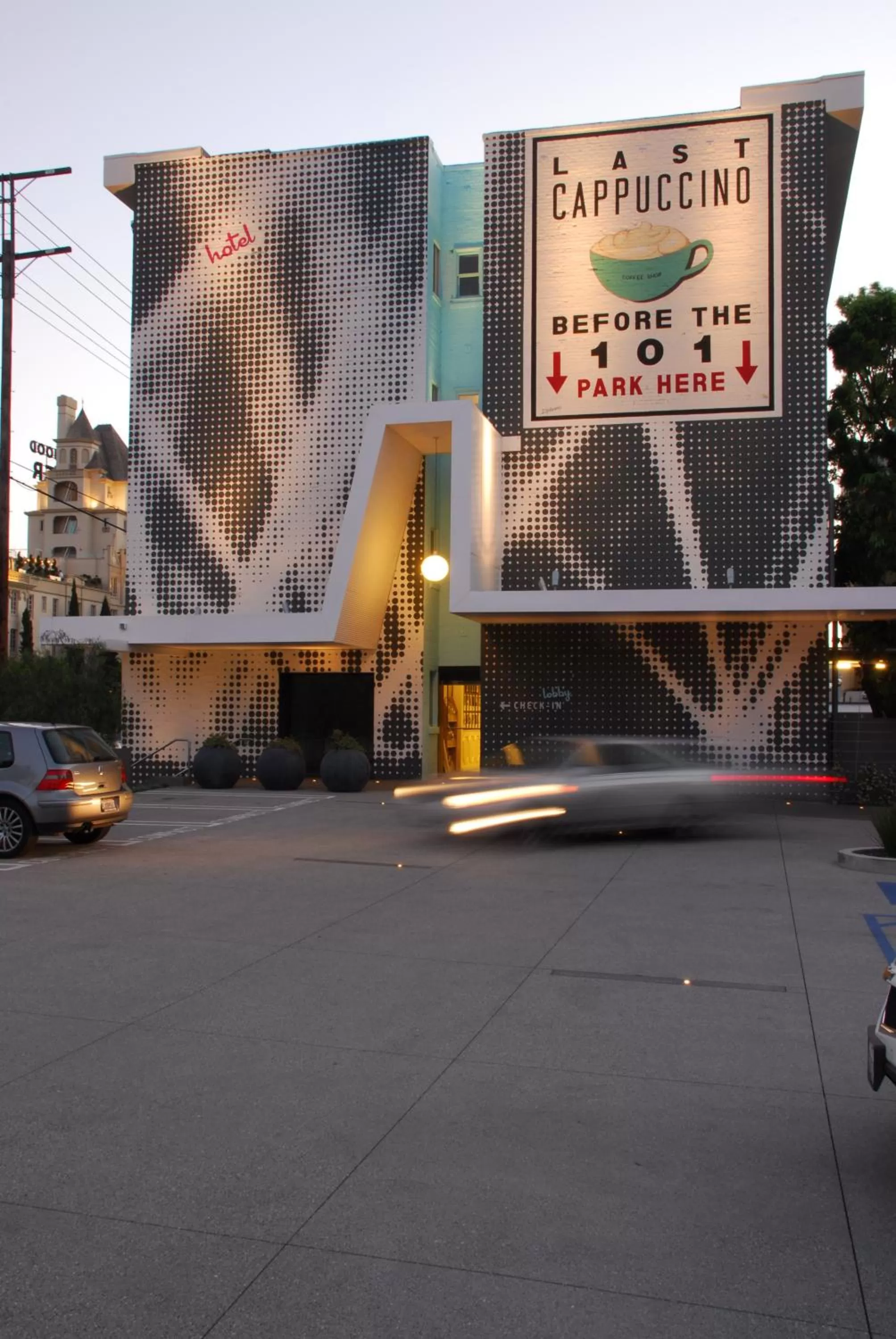 Property building in The Hollywood Franklin Hotel near Universal Studios