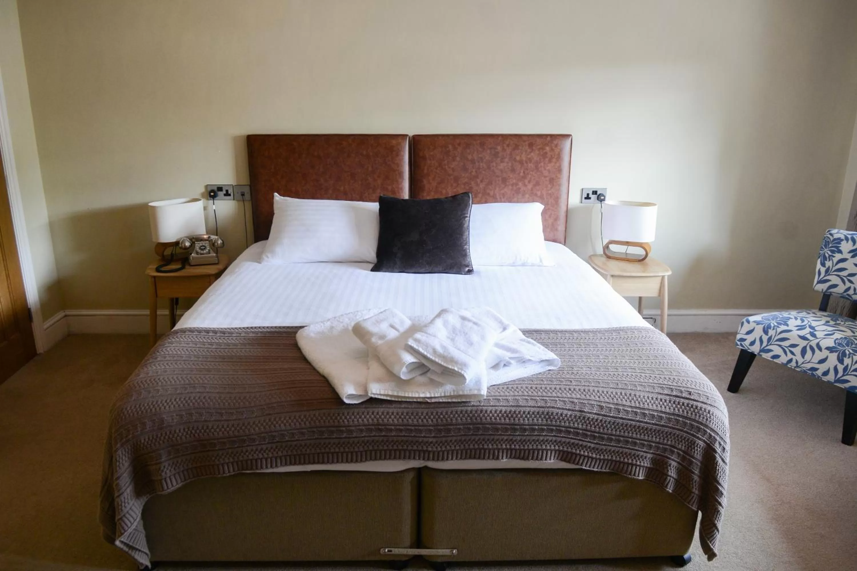 Bed in The Gower Hotel