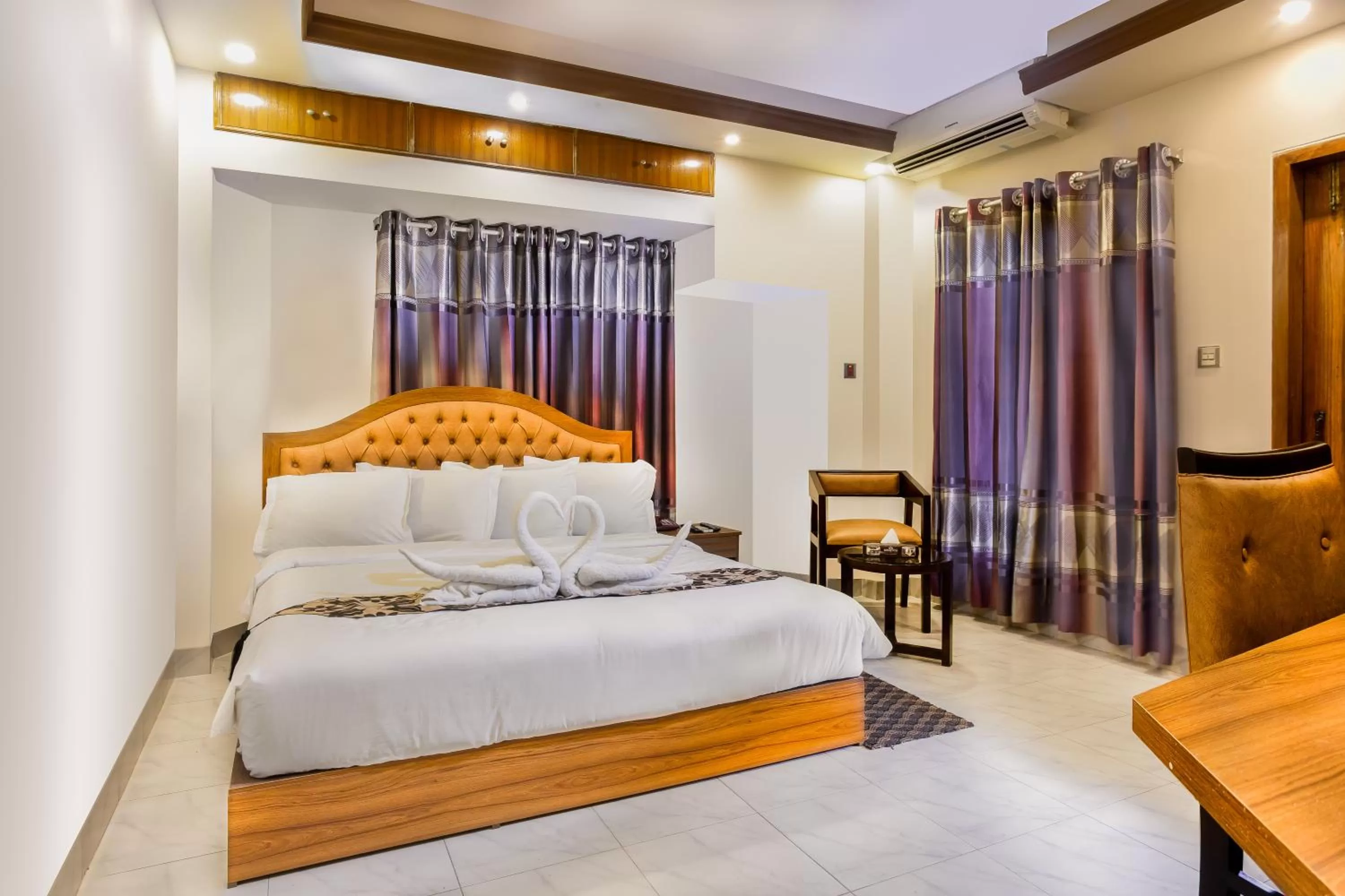 Bed in Memento Residence