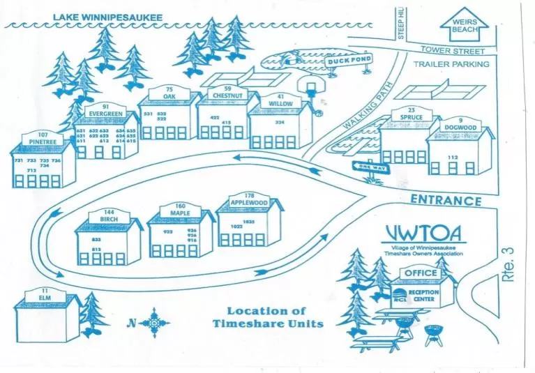 Property building, Floor Plan in Village of Winnipesaukee