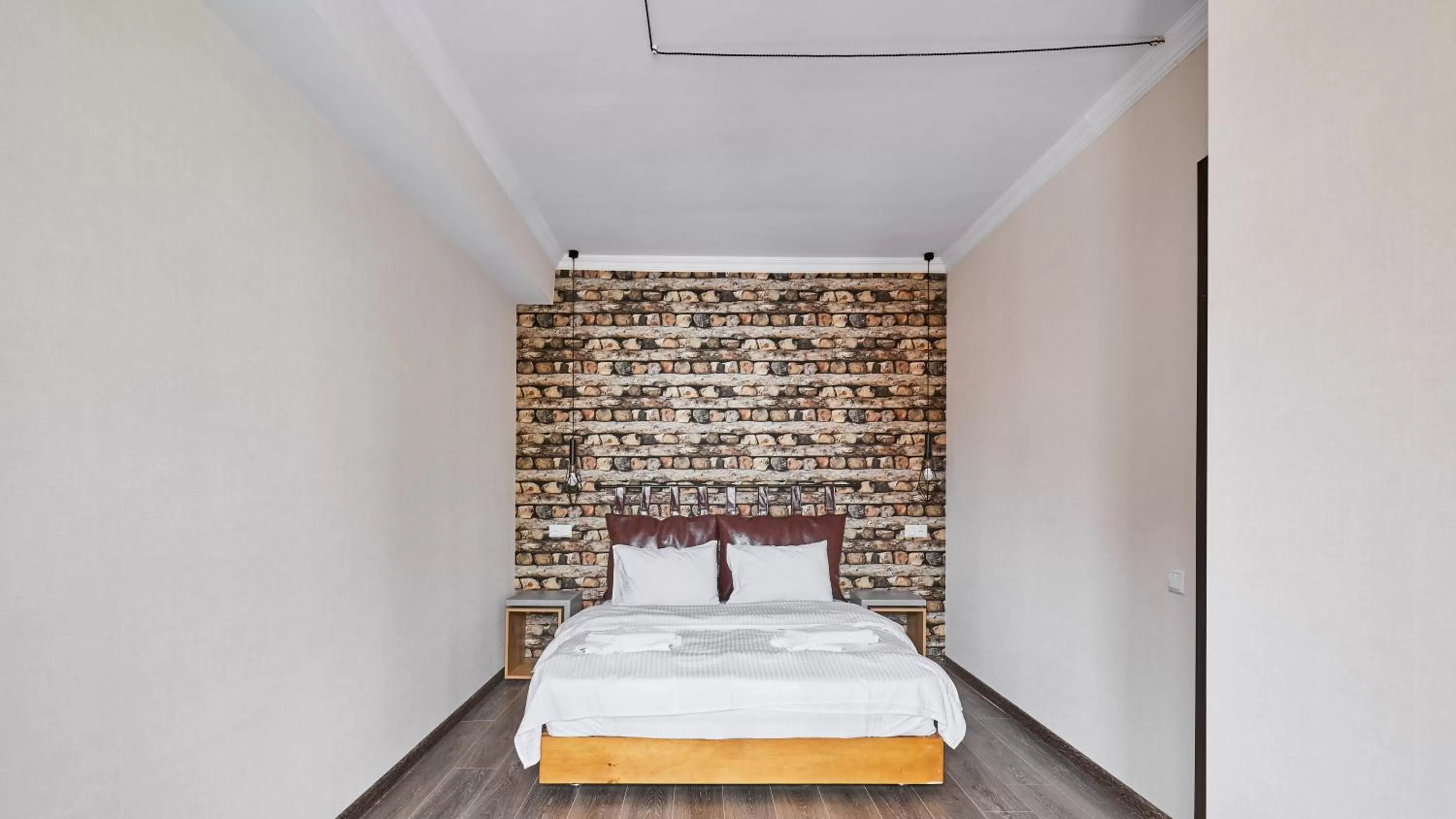 Bed in Gudauri Loft Hotel