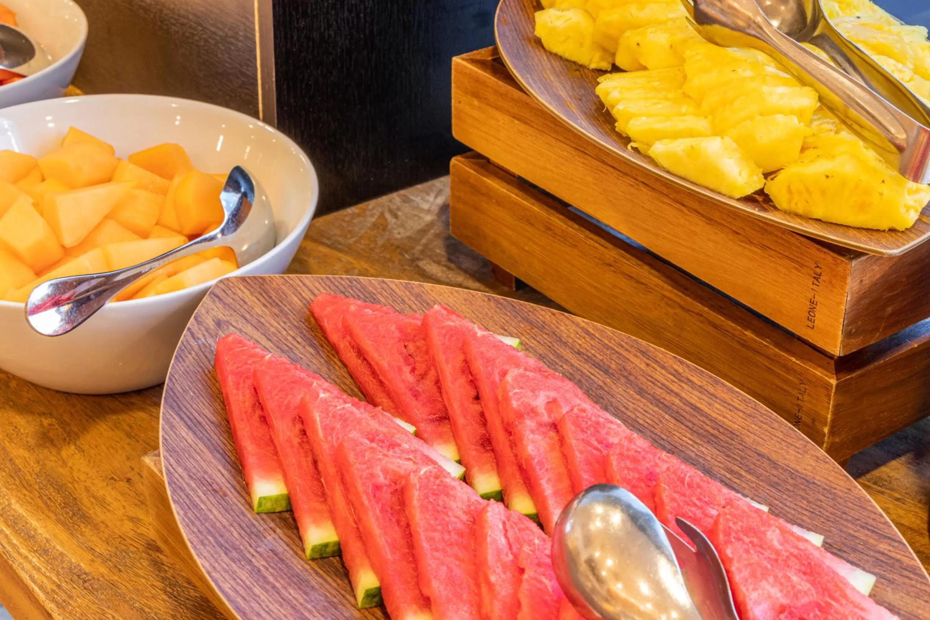 Buffet breakfast in GHL San Lazaro Art Hotel