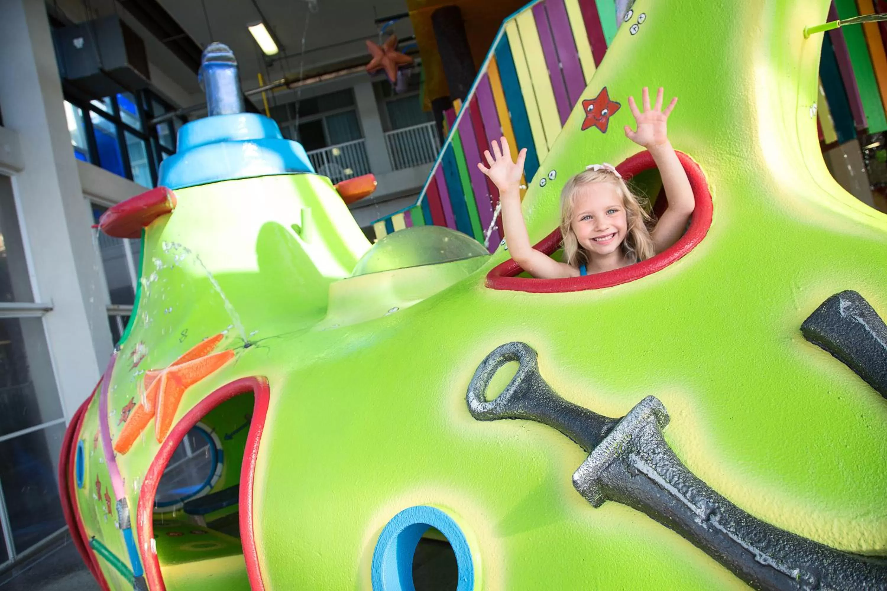Swimming pool in Crown Reef Beach Resort and Waterpark