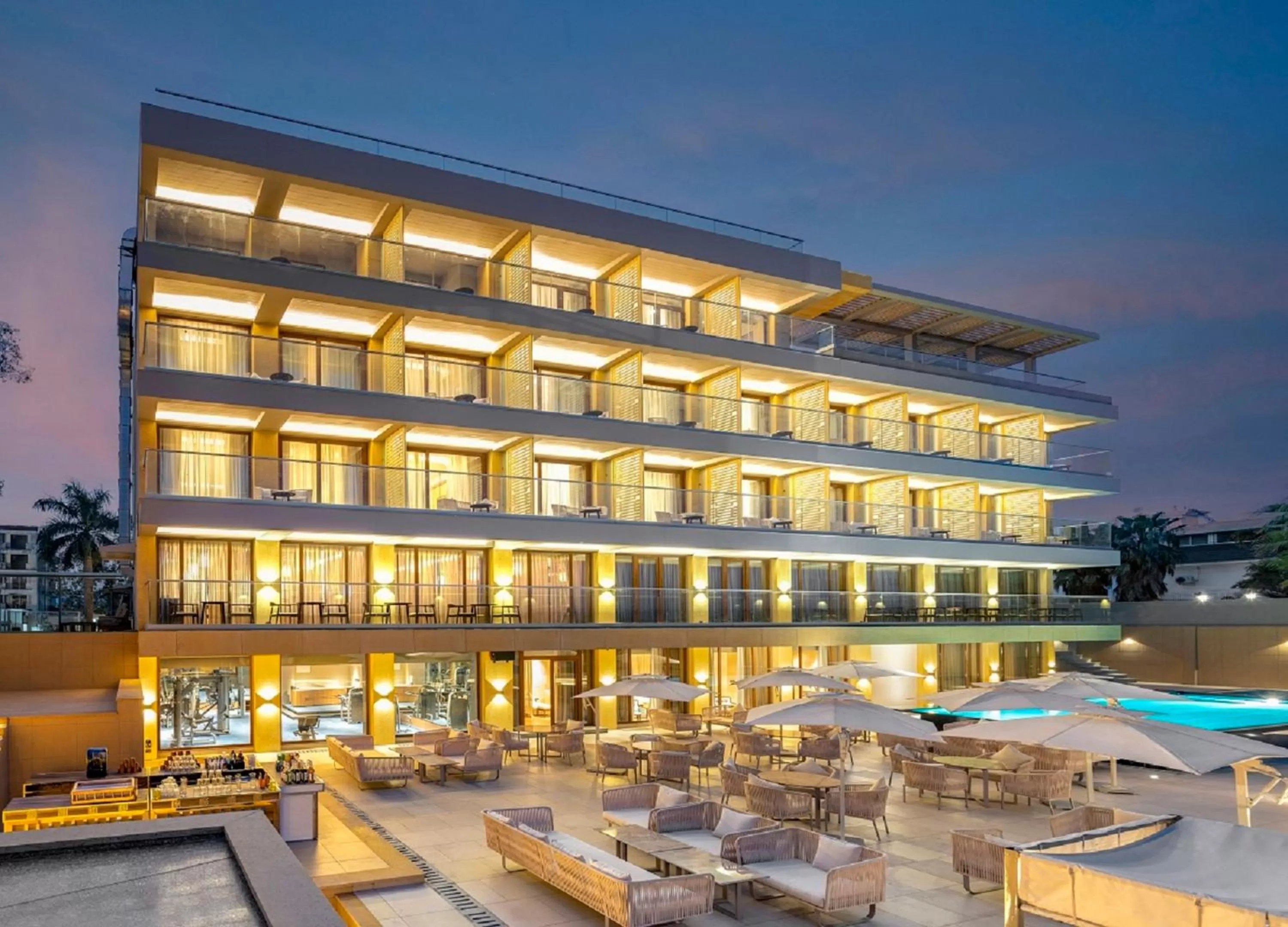 Facade/entrance in Modi Yoga Retreat Rishikesh