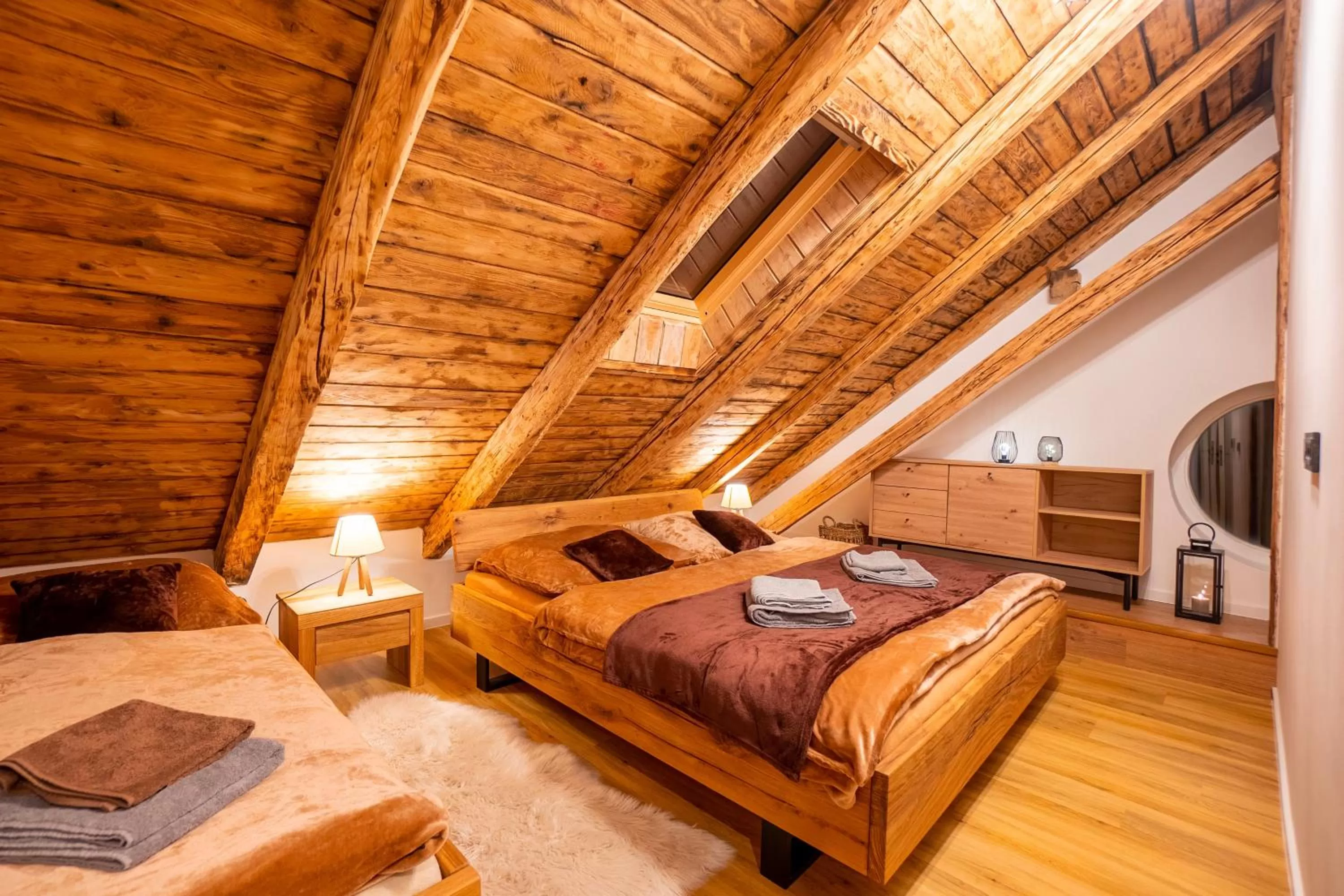 Bed in Wellness Apartmány Vila Republika