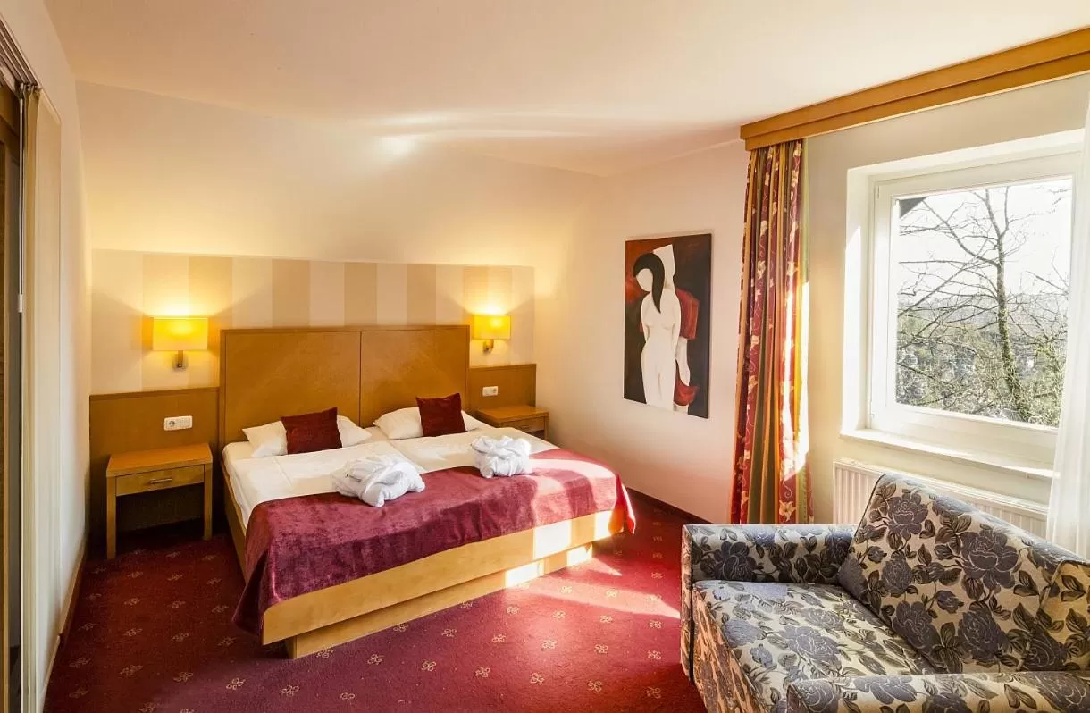 Bed in Berghotel Bastei