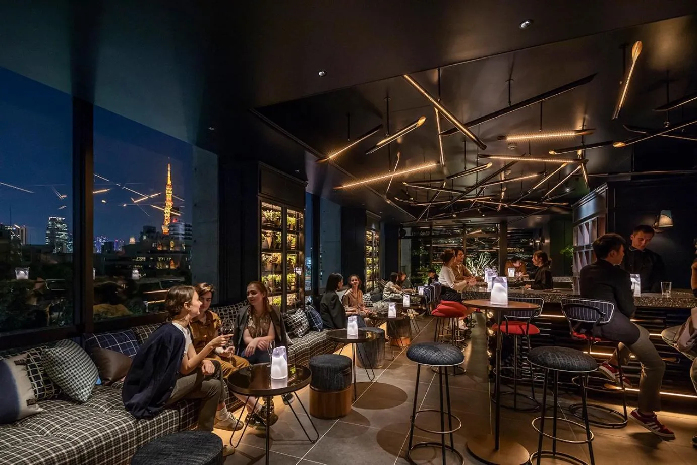 Lounge or bar in The LIVELY TOKYO AZABUJUBAN