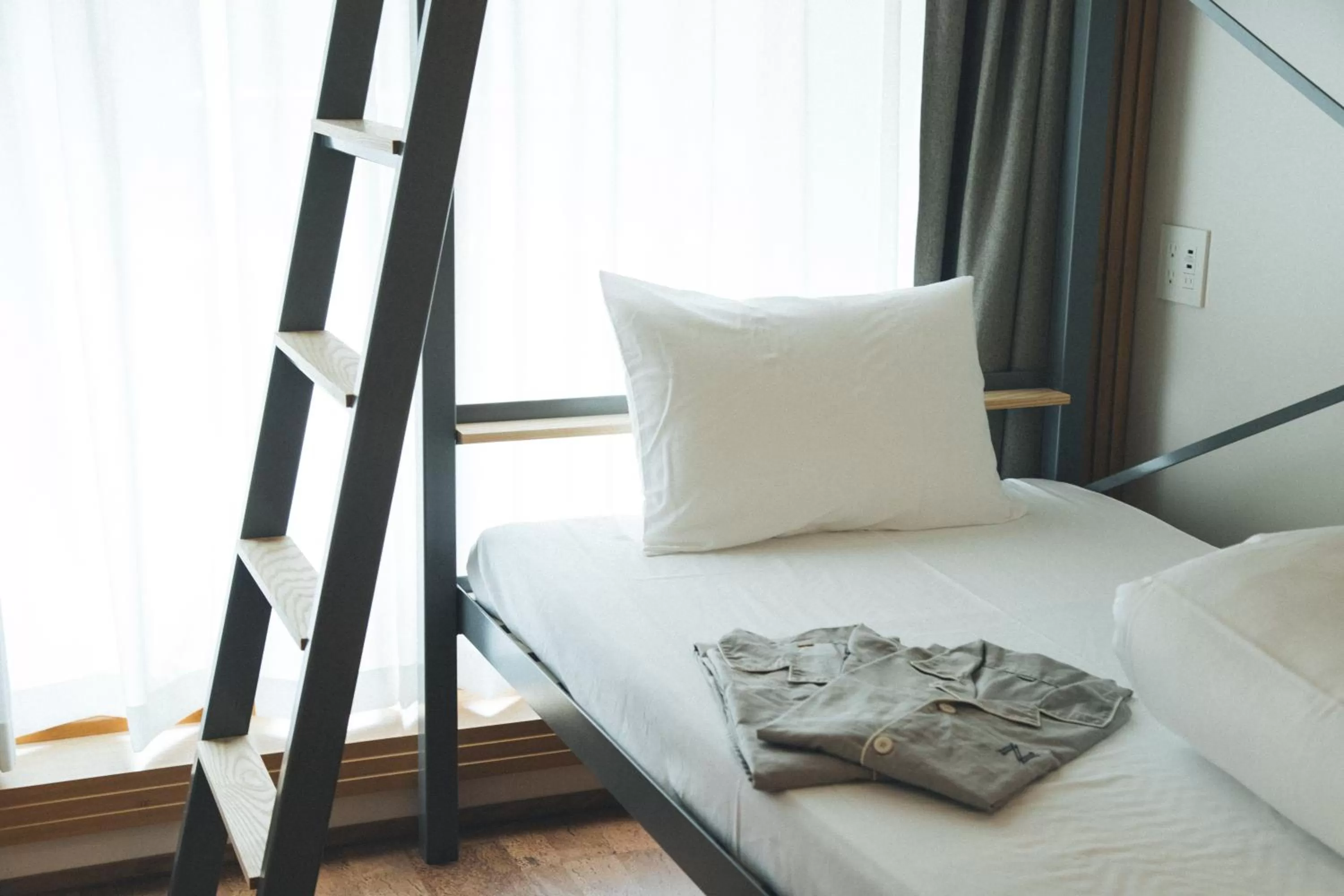 Photo of the whole room, Bed in Hotel Noum OSAKA