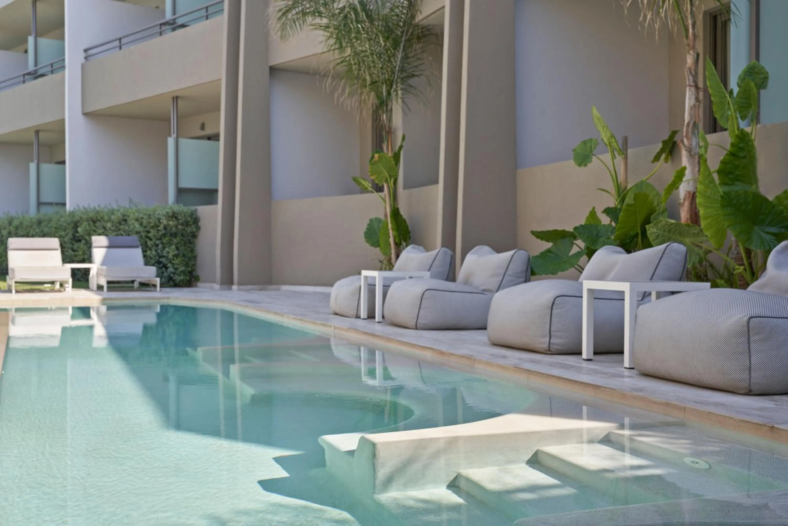 Swimming pool in Atlantica Amalthia Beach Hotel - Adults Only