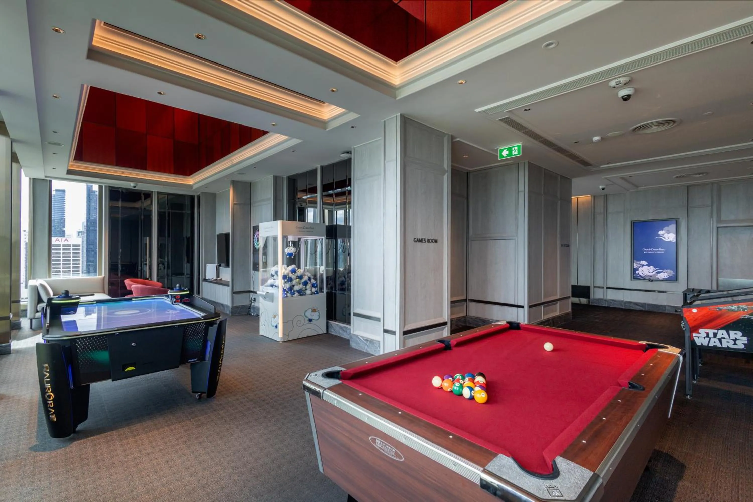 Game Room in Grande Centre Point Surawong Bangkok