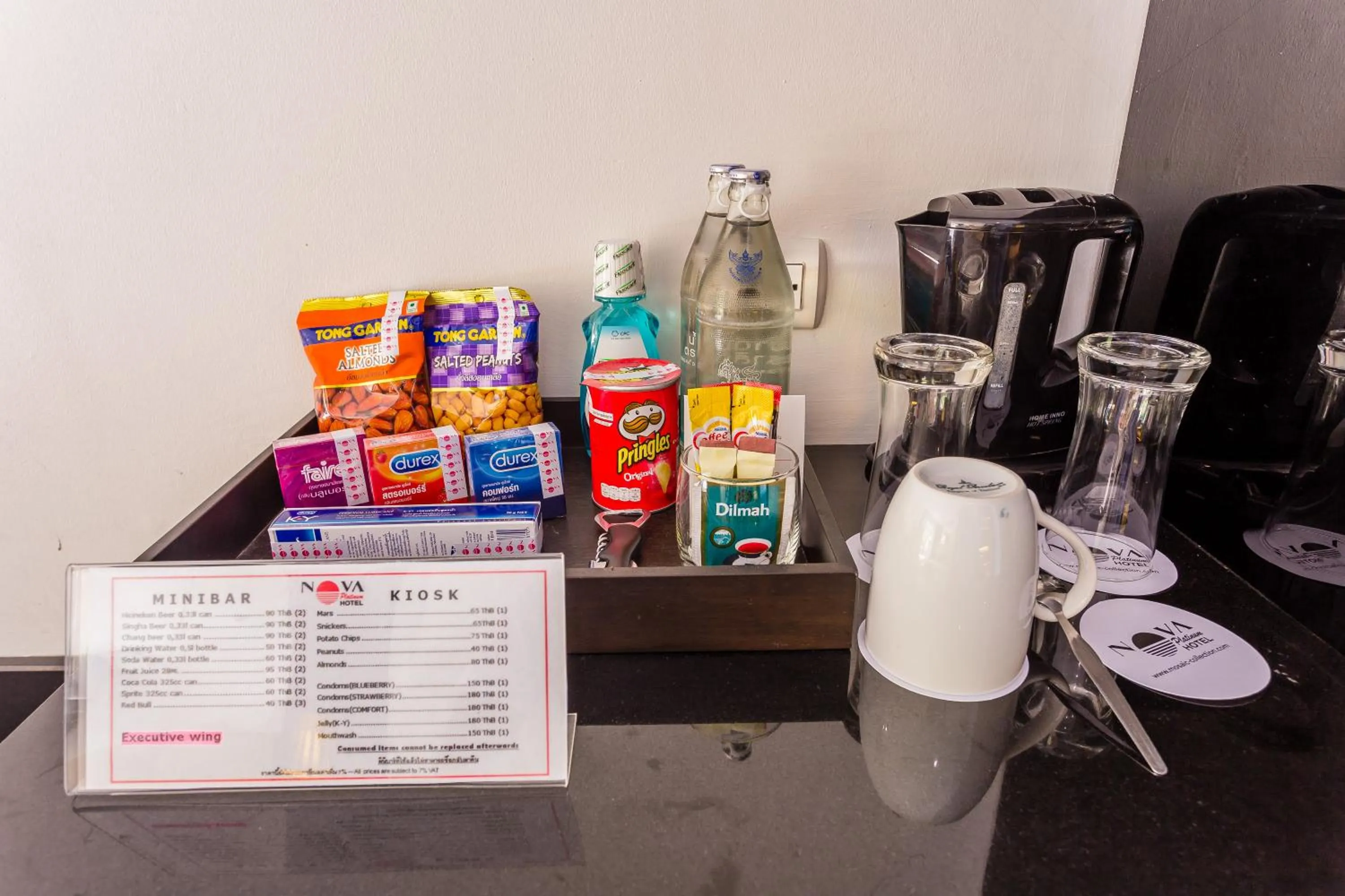 Decorative detail in Nova Platinum Hotel