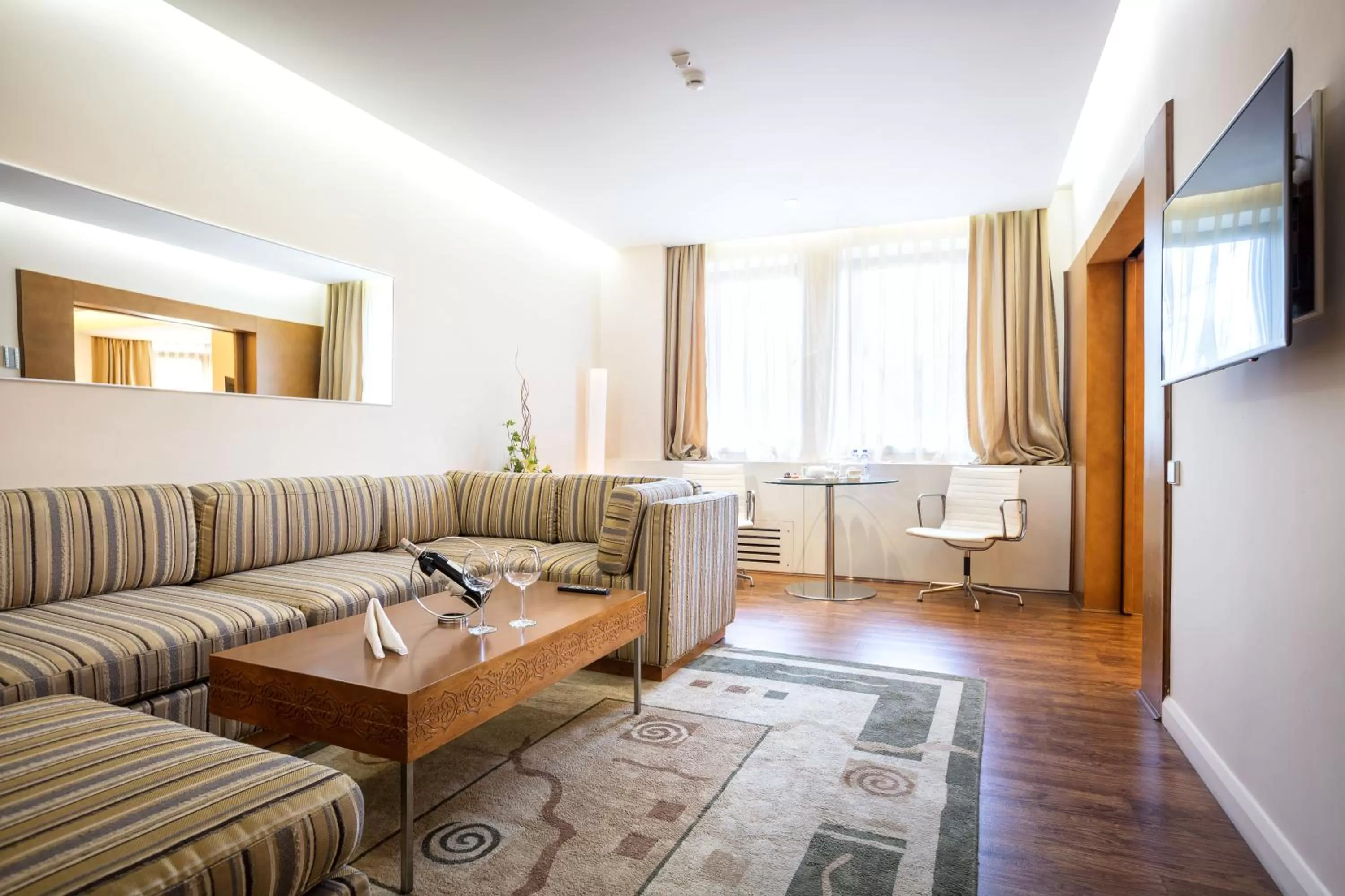 Photo of the whole room, Bed in The Dostyk Hotel