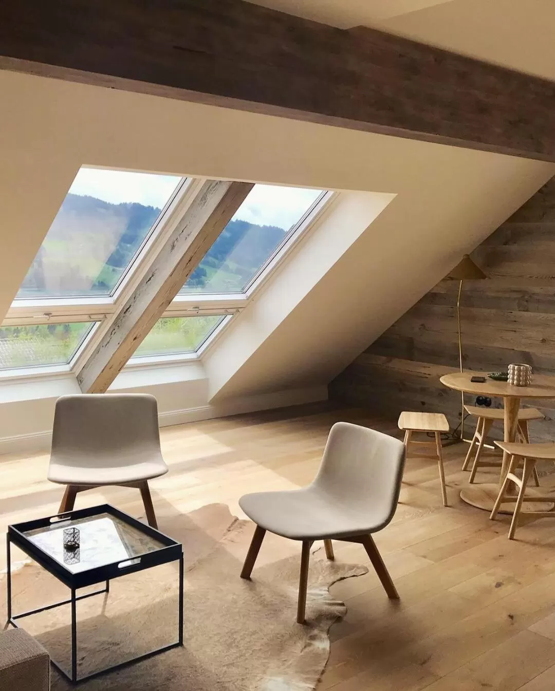 Seating area in Alpenloge Design Hotel