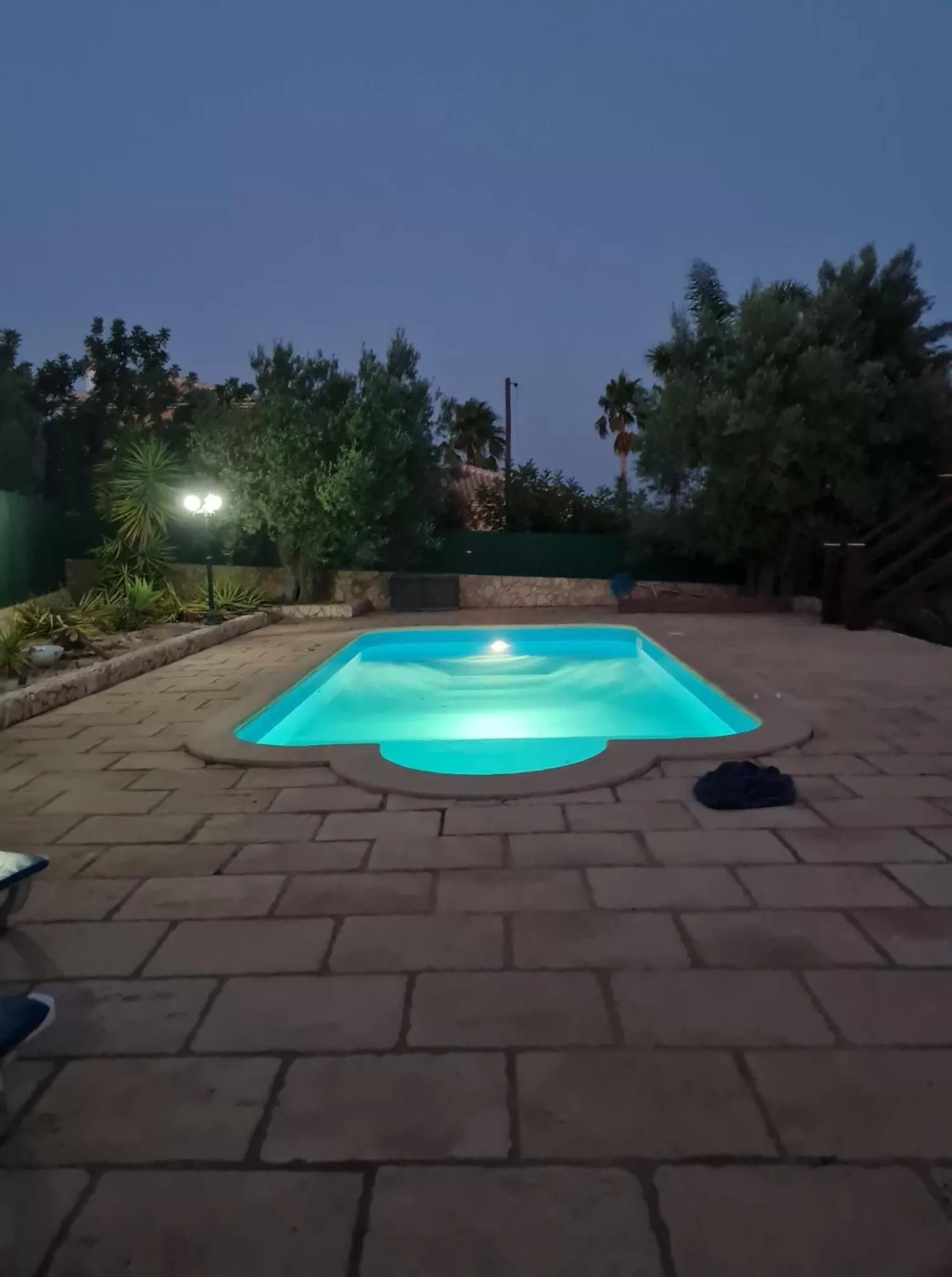 Night, Swimming Pool in B&B Quinta da Romãzeira