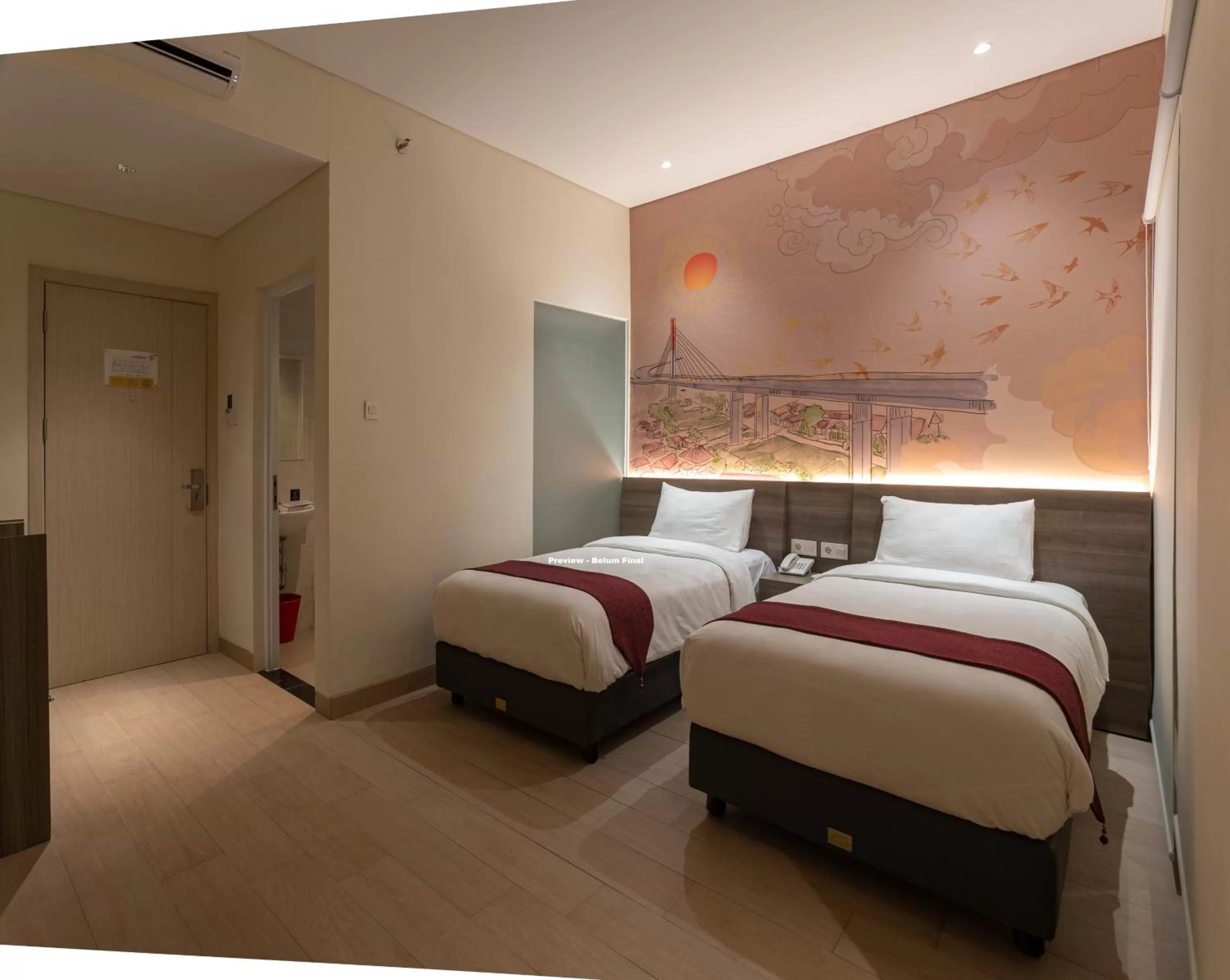 Bedroom, Bed in Hotel 88 Alun Alun Bandung By WH