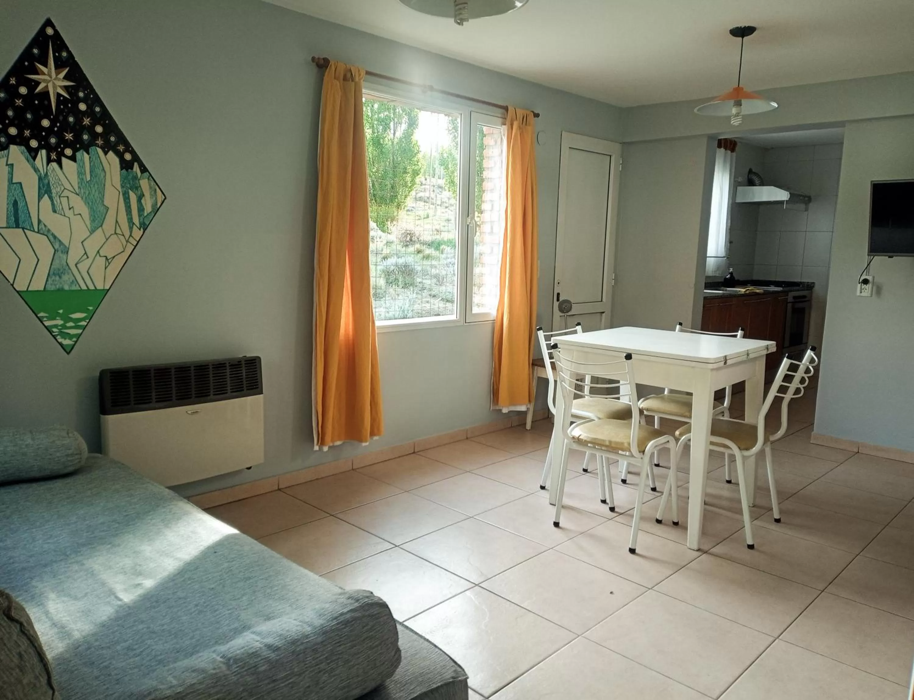 Living room in Flamenco Bay Apartments