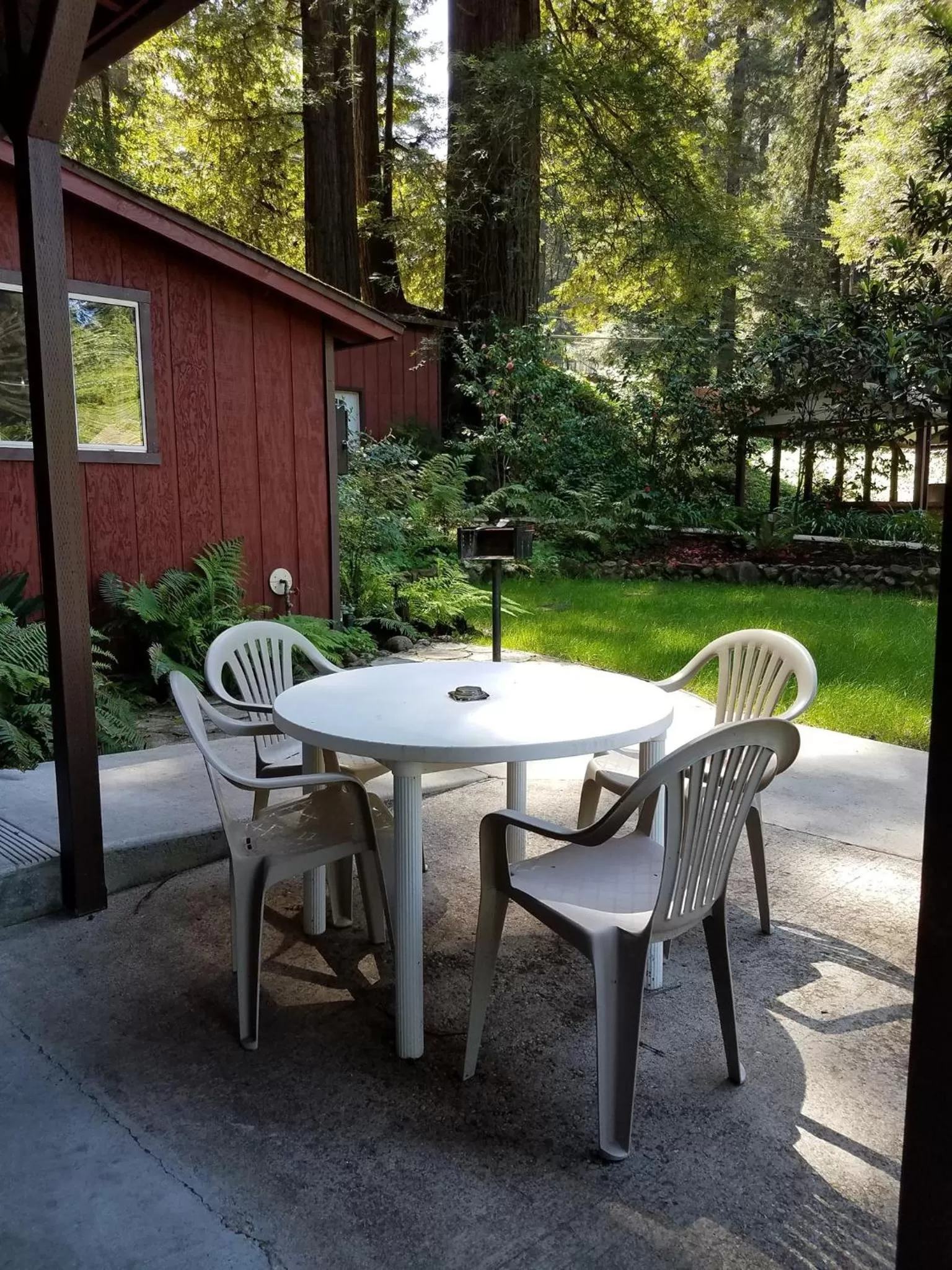 Patio in Fern River Resort