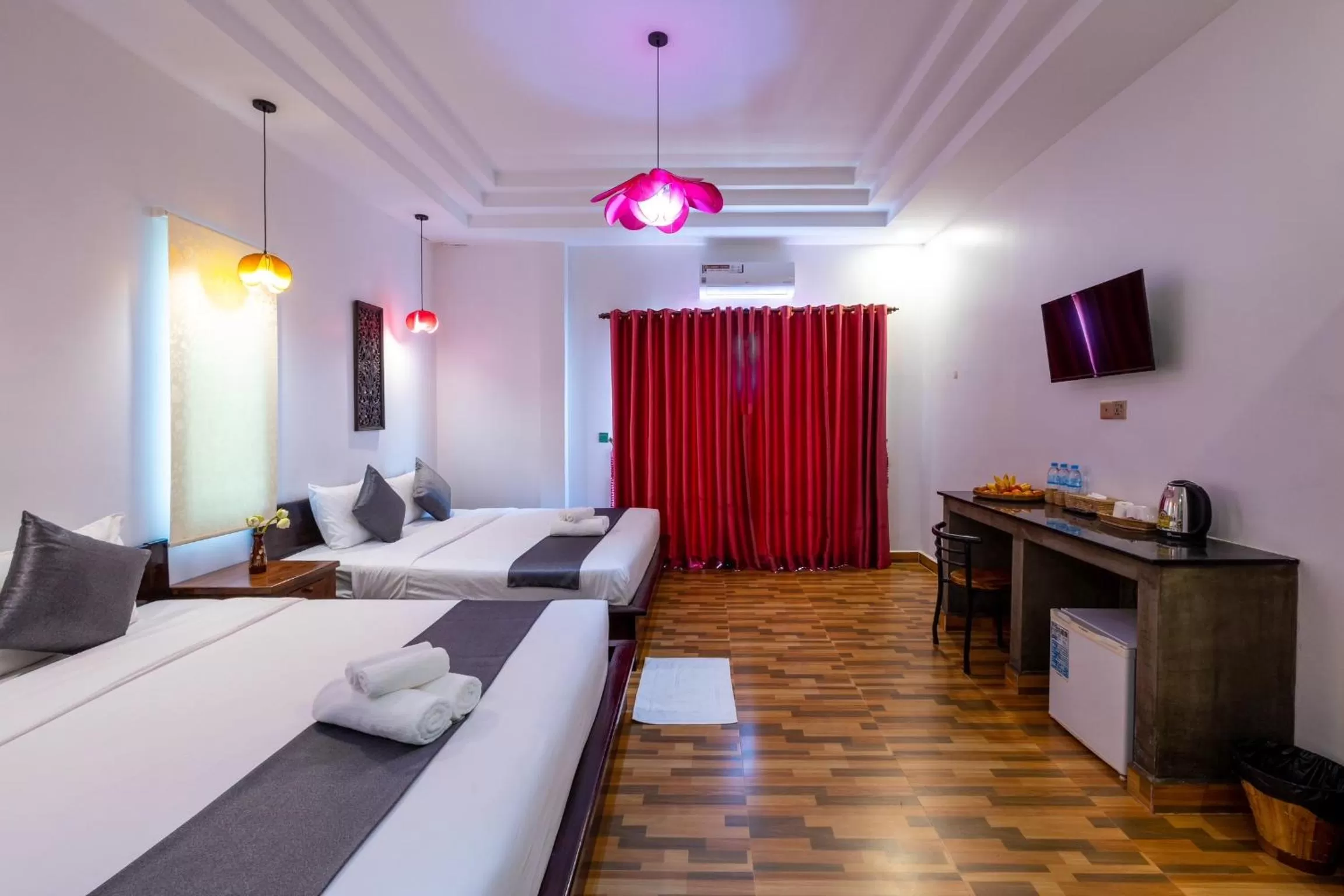 Bed in Nina Angkor Residence