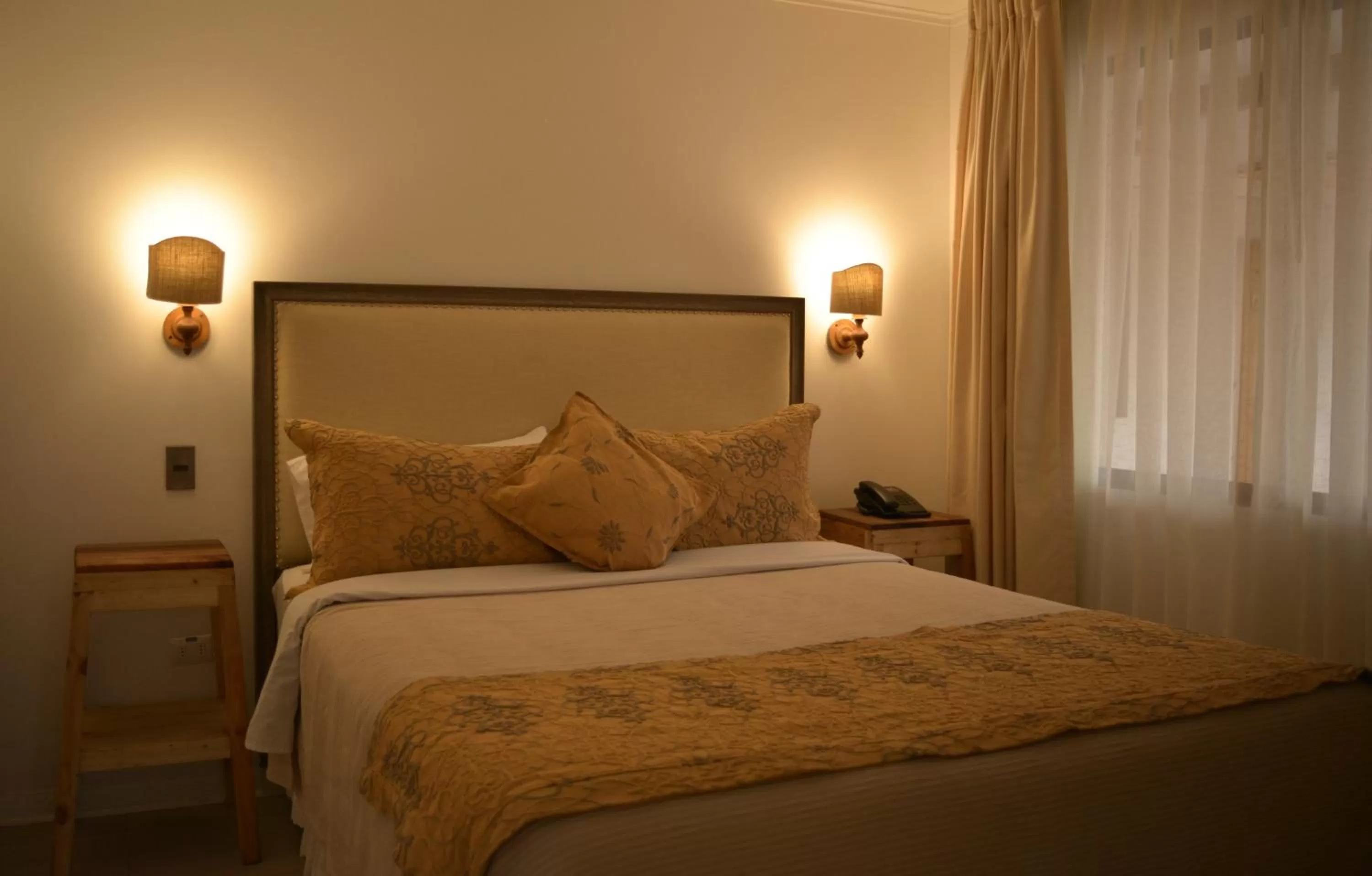 Bed in Hotel La Fuente