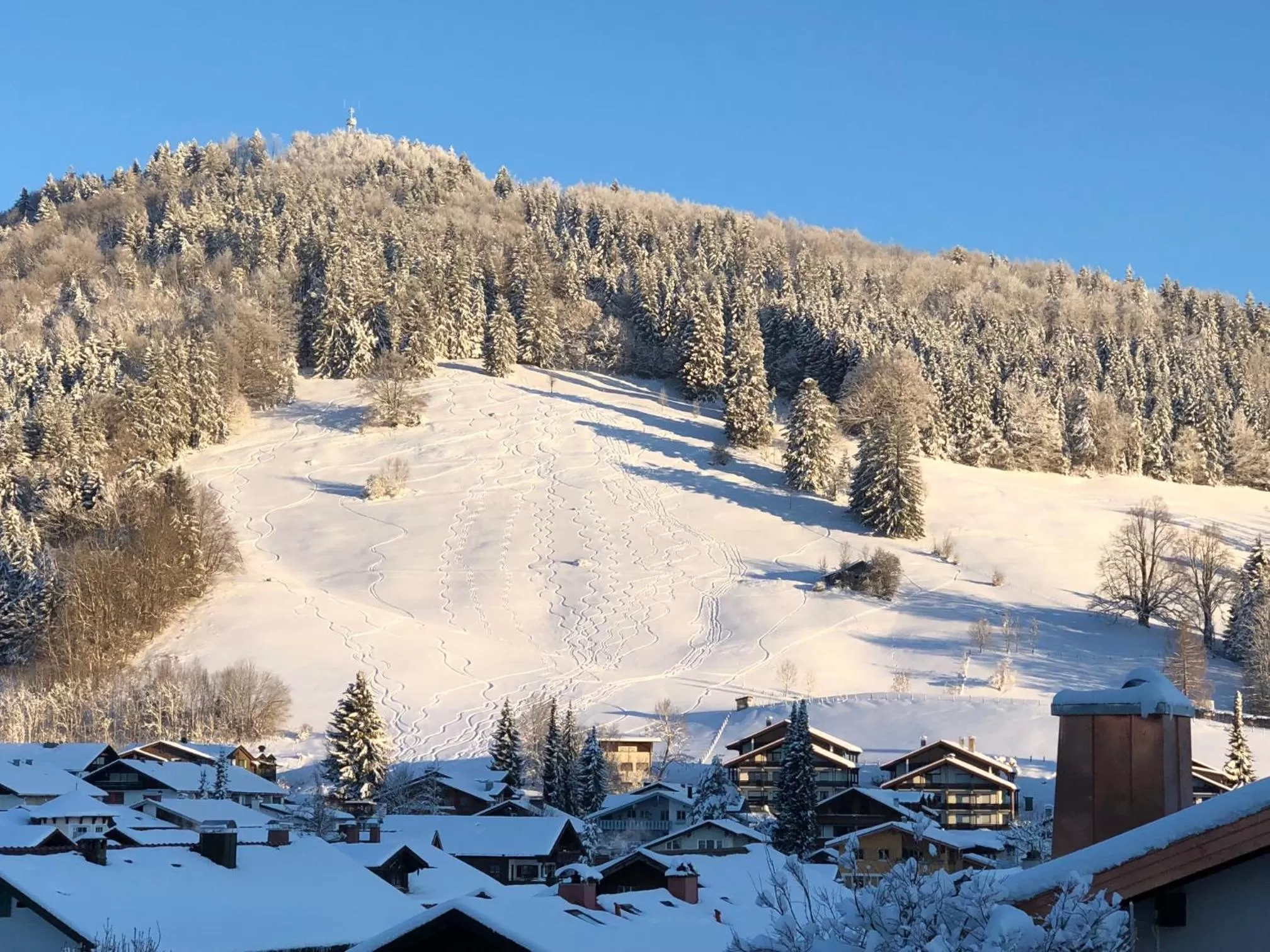 Mountain view in Hotel Neudeck