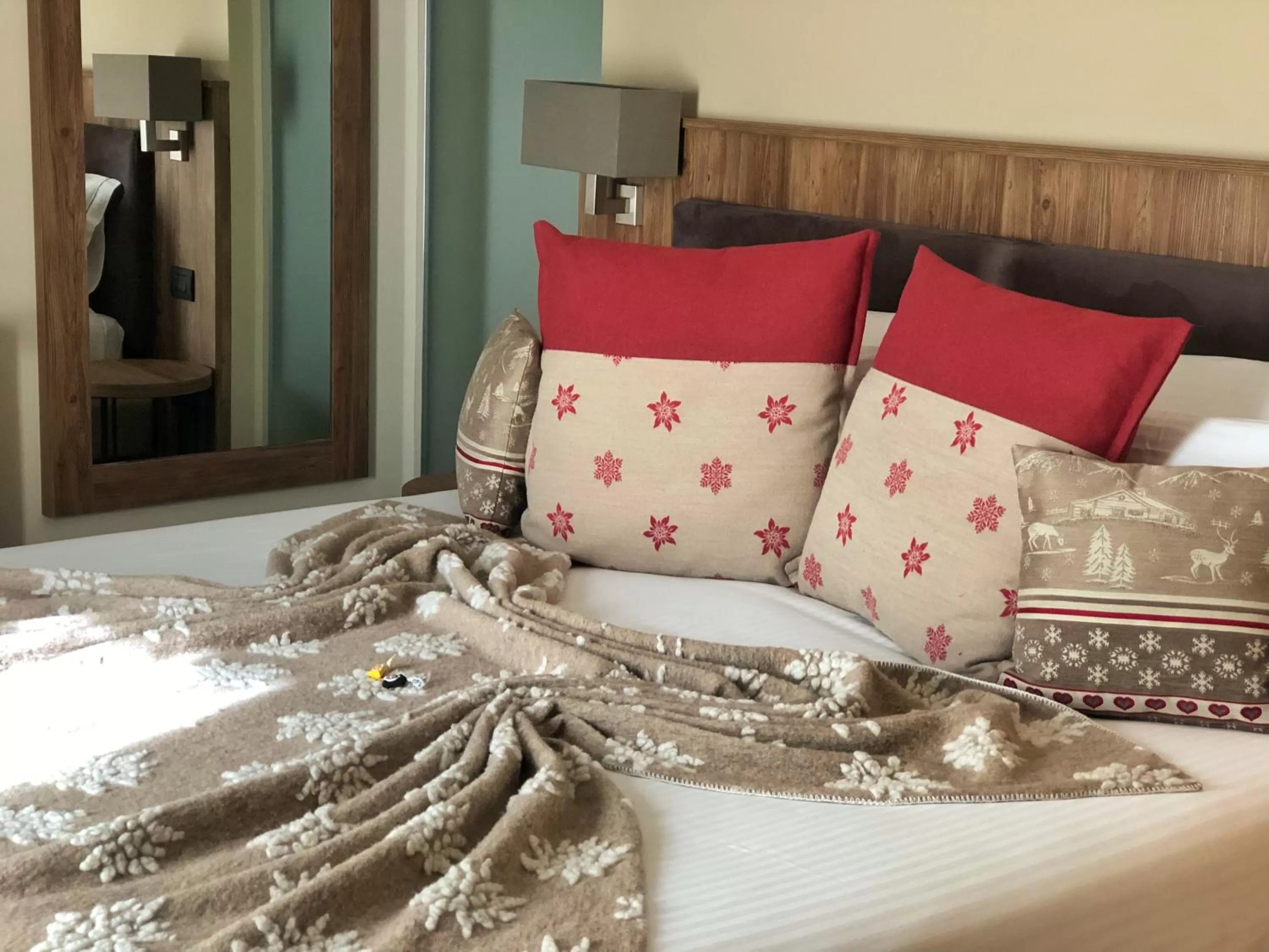 Bed in Olimpia Hotel