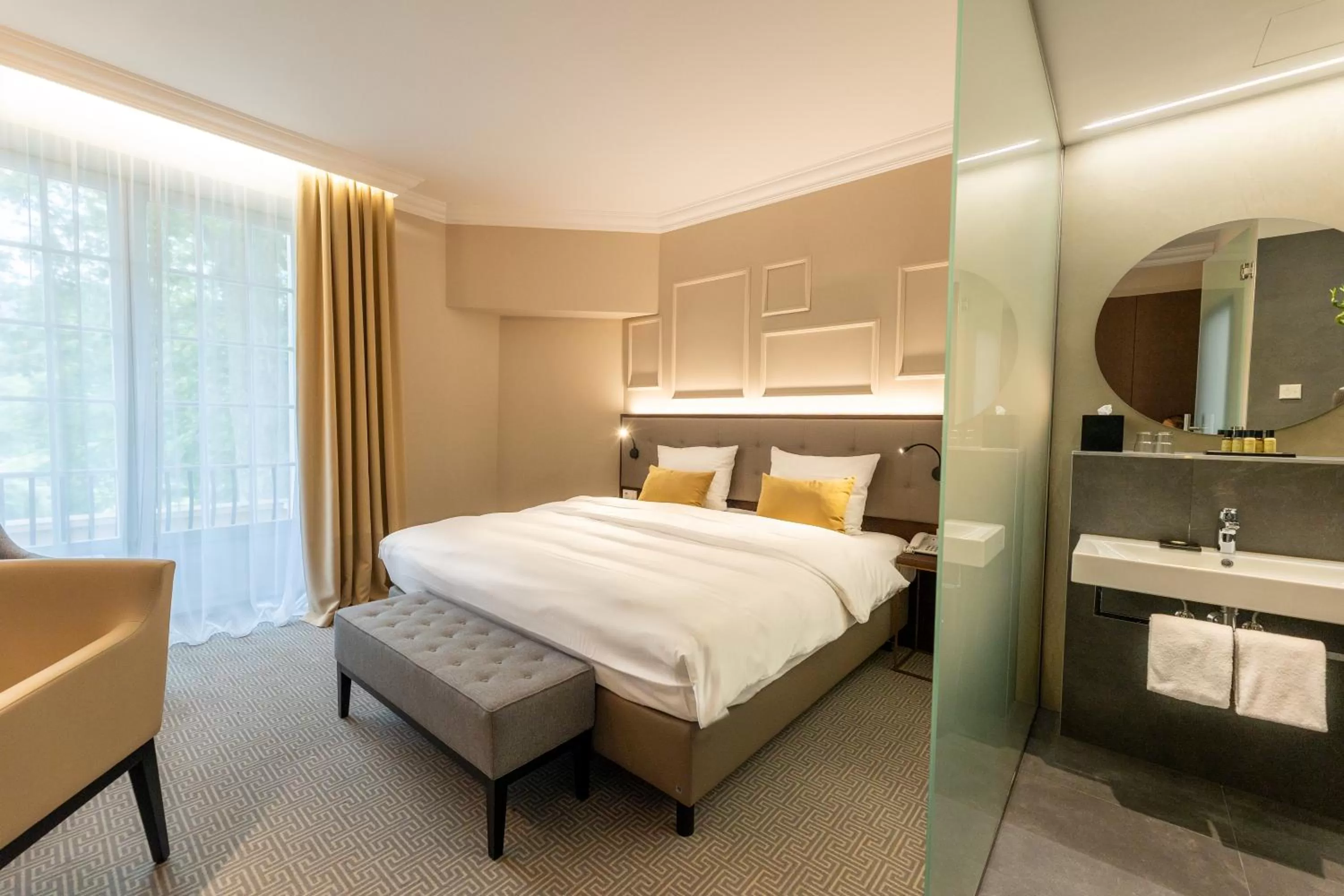 Bed in Parkhotel Kurhaus