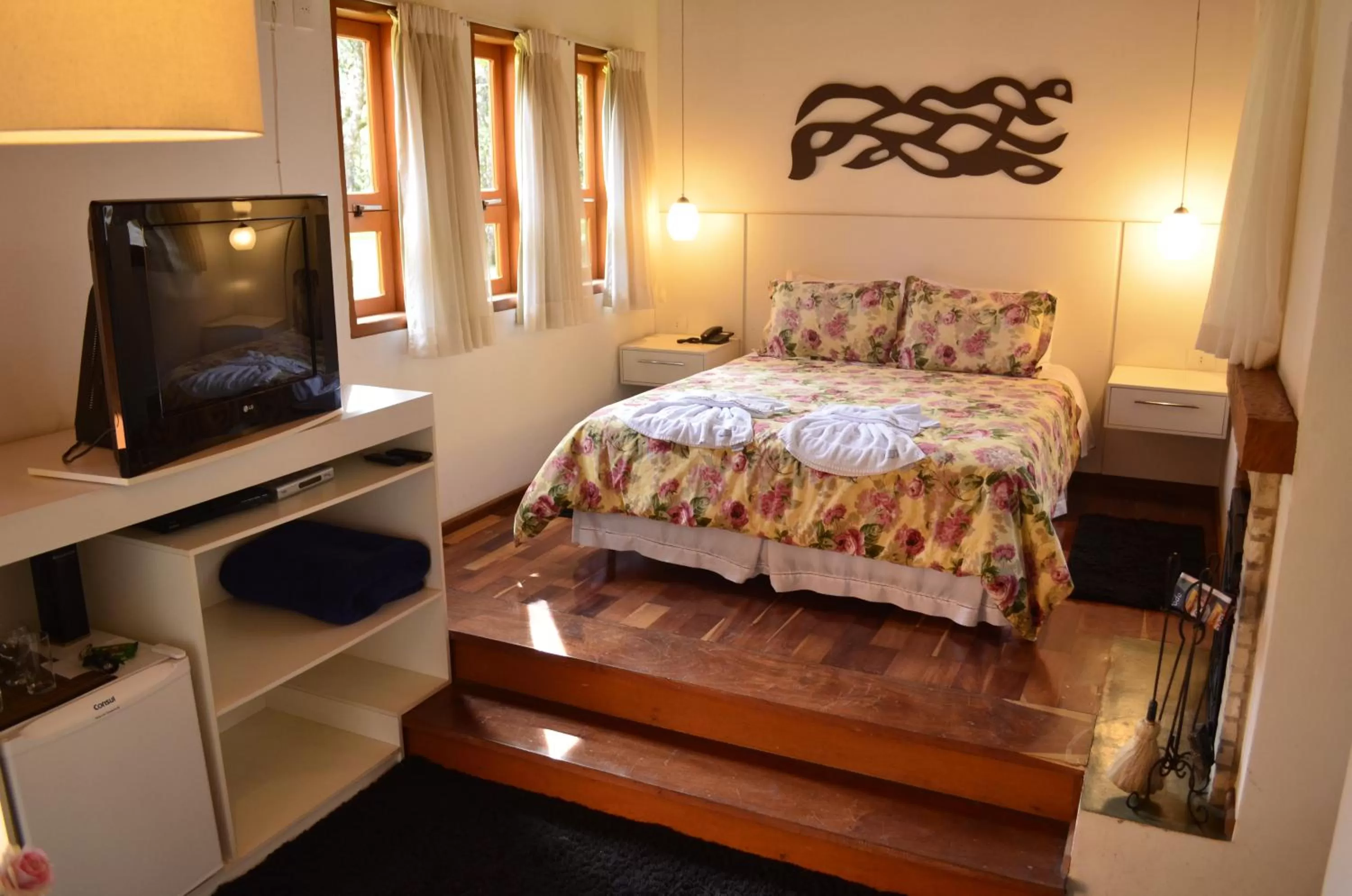 Decorative detail, Bed in Pousada Toca Da Coruja