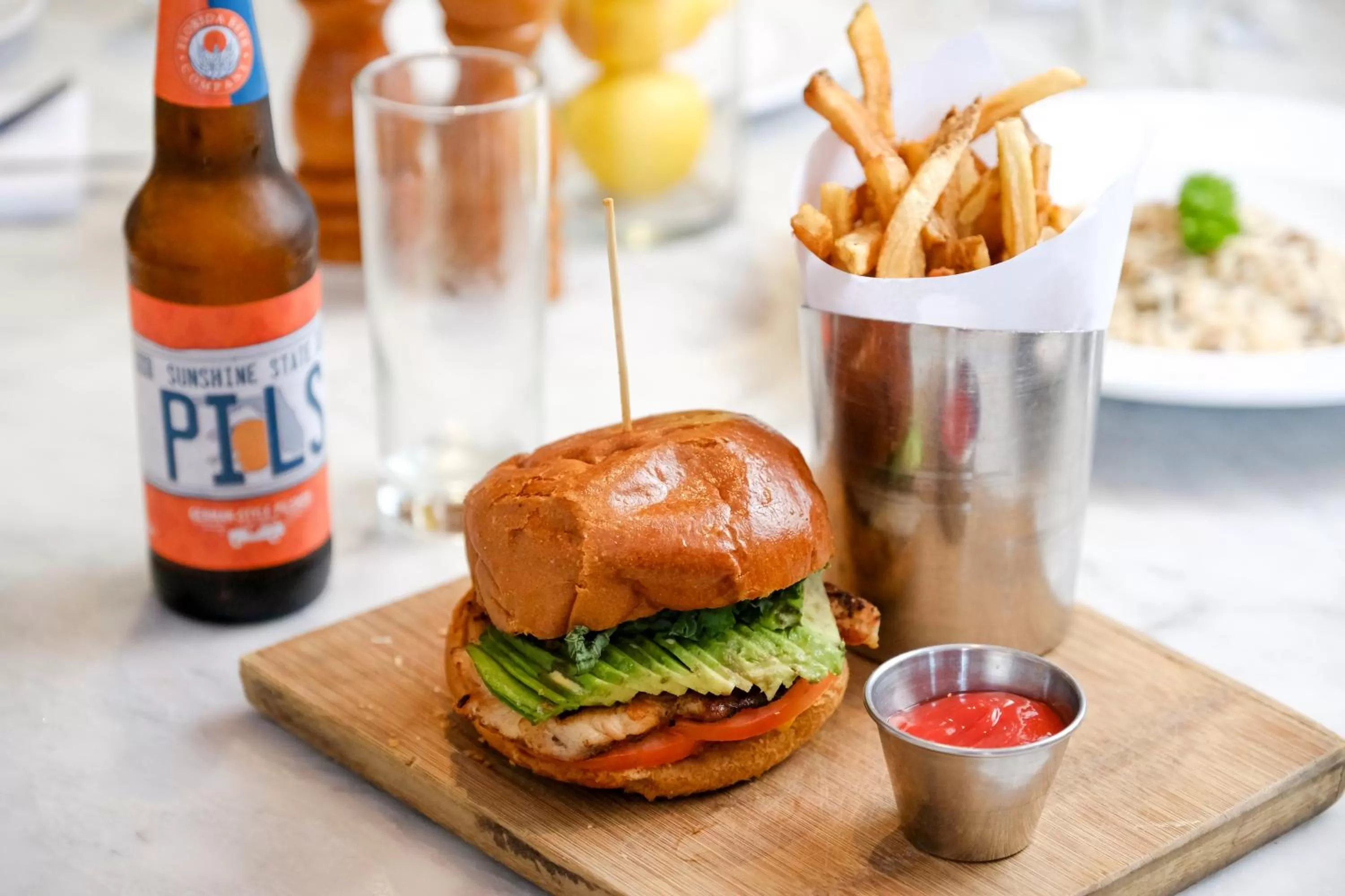 Food and drinks in South Beach Hotel