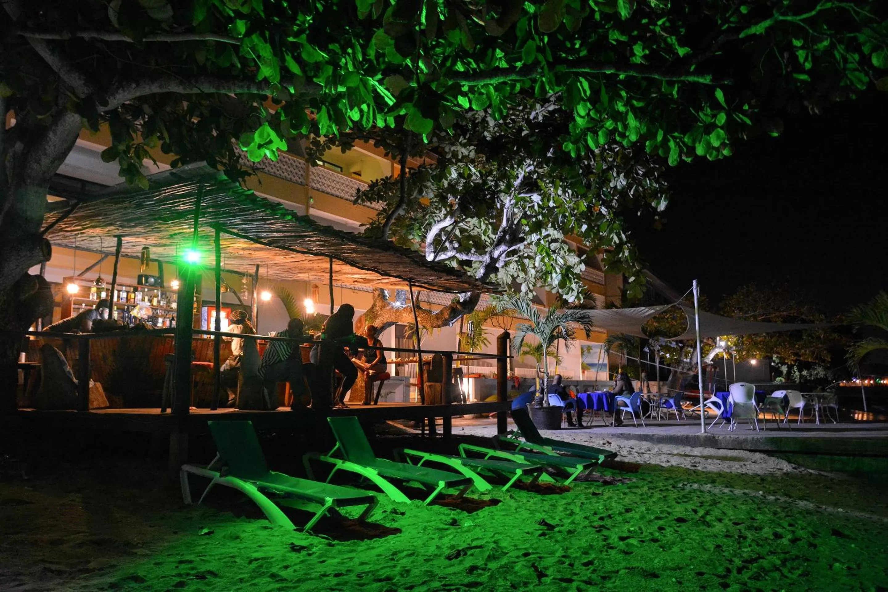 Lounge or bar in Sand and Tan Beach Hotel