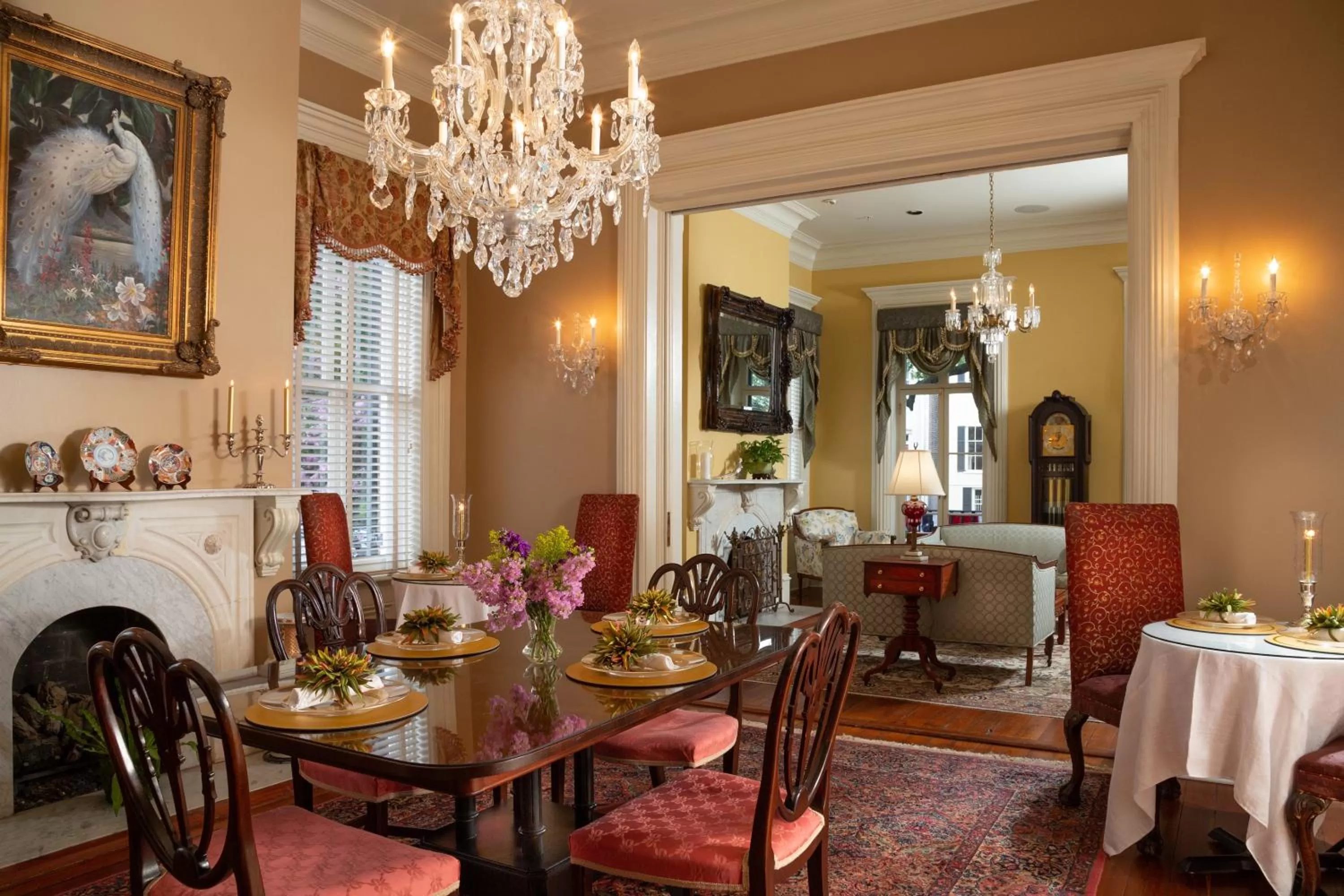 Dining area in The Inn on West Liberty