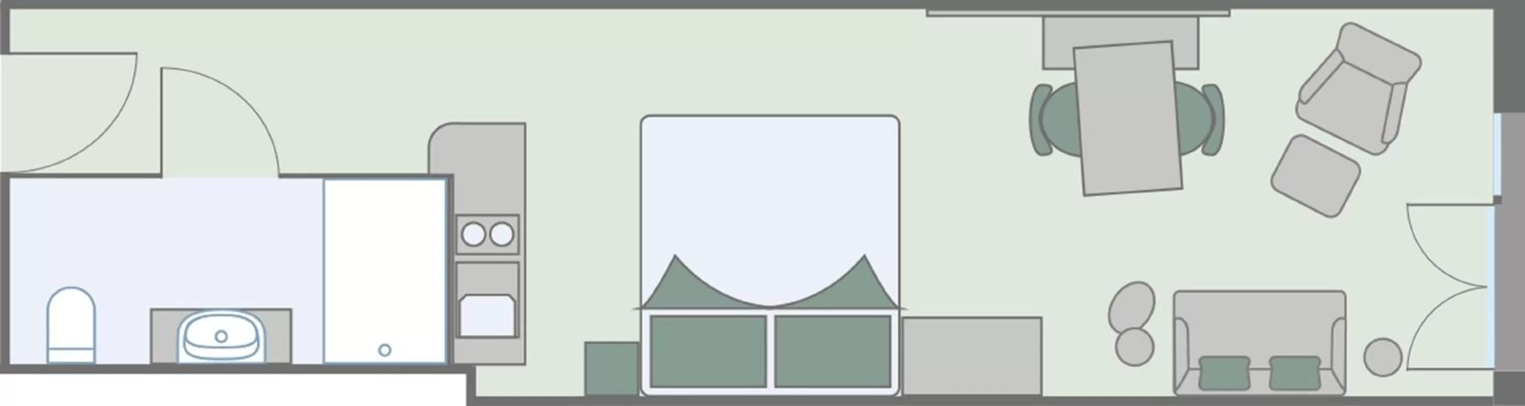 Photo of the whole room in Weberei Bendix Hotel & Appartements