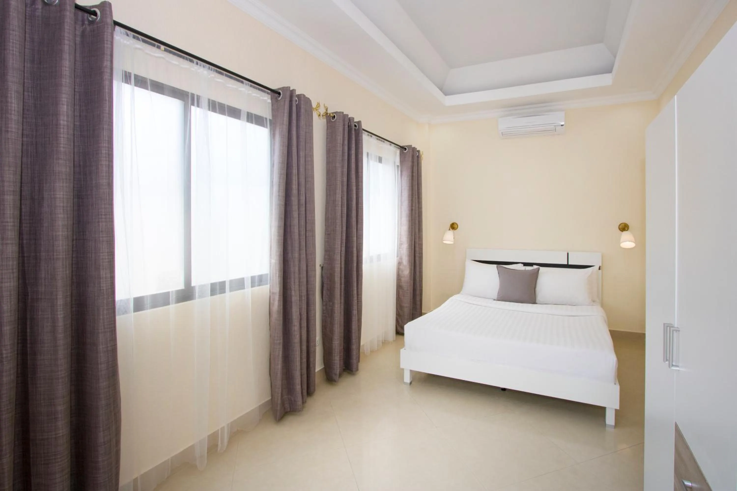 Bedroom, Bed in Avoca Pool Villas