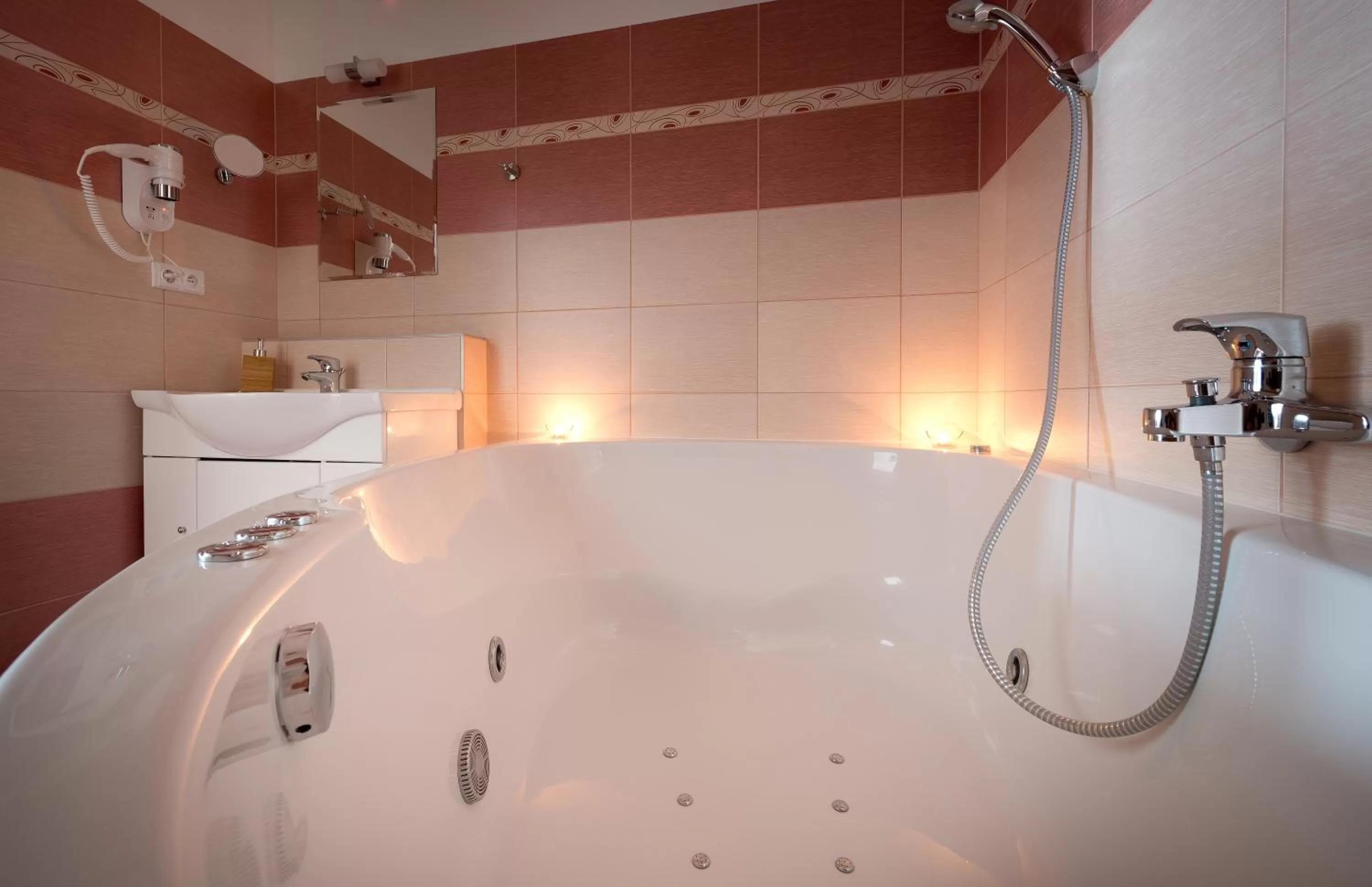 Shower in Wellness penzion Medličky