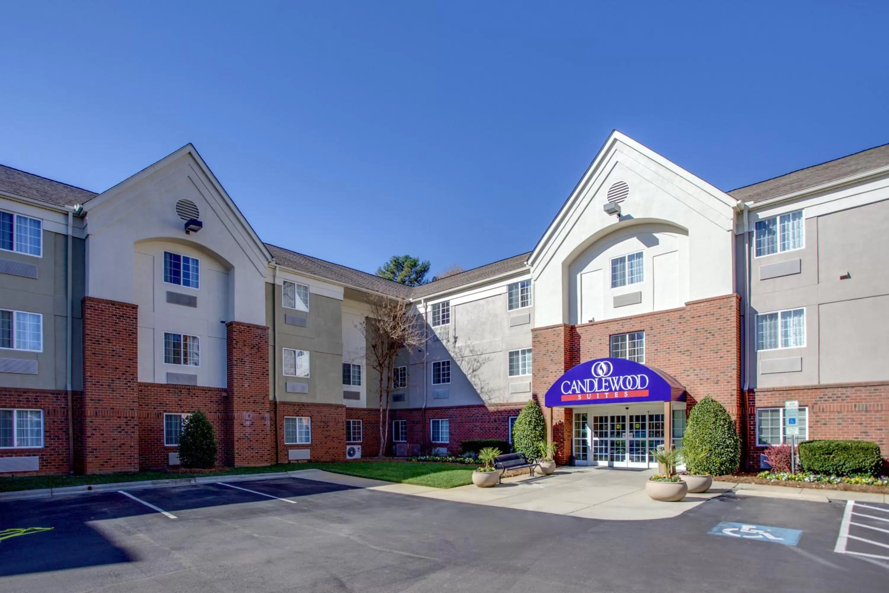 Property building in Candlewood Suites Raleigh Crabtree by IHG