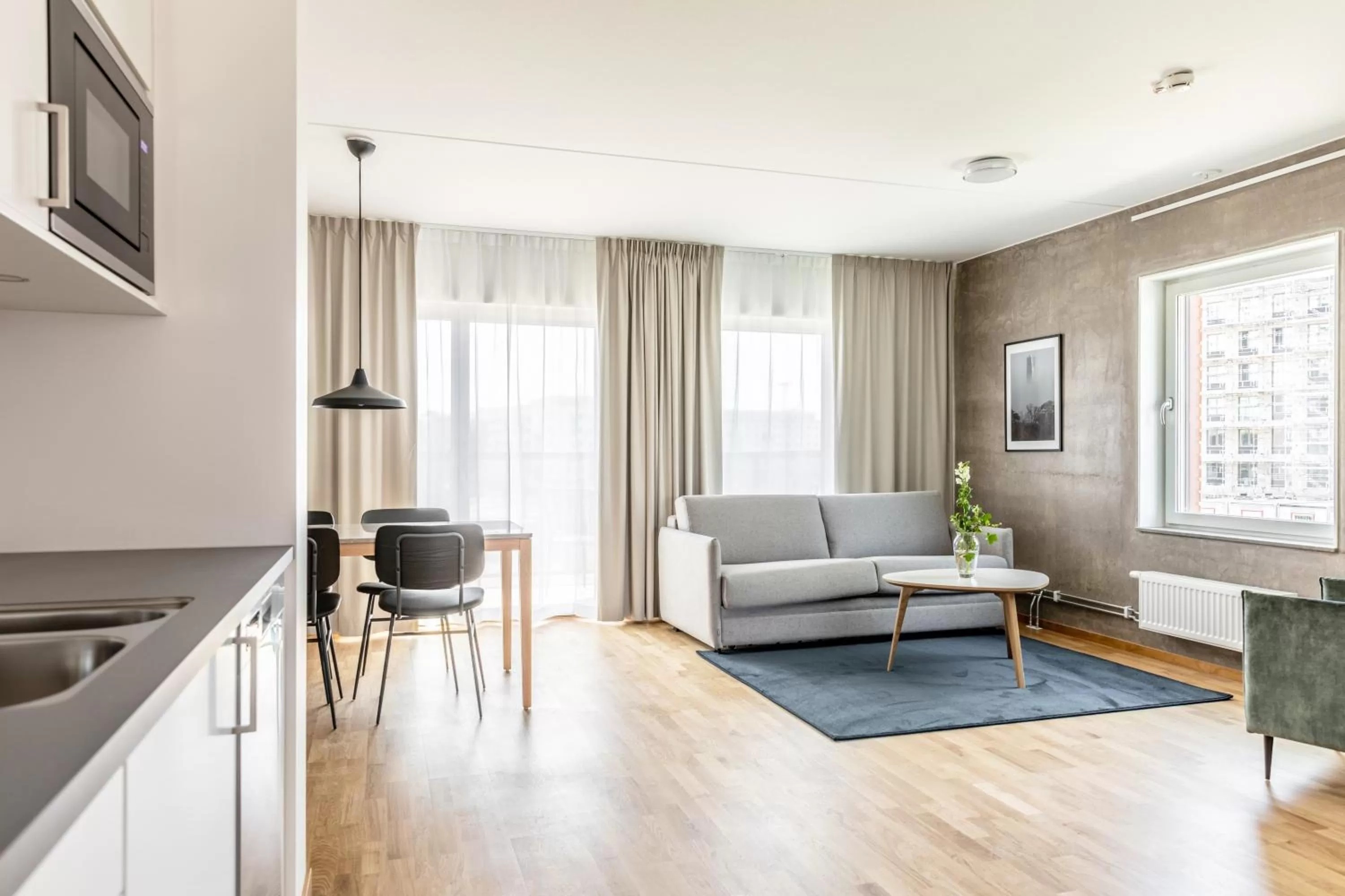 Living room in The More Hotel Västra Hamnen