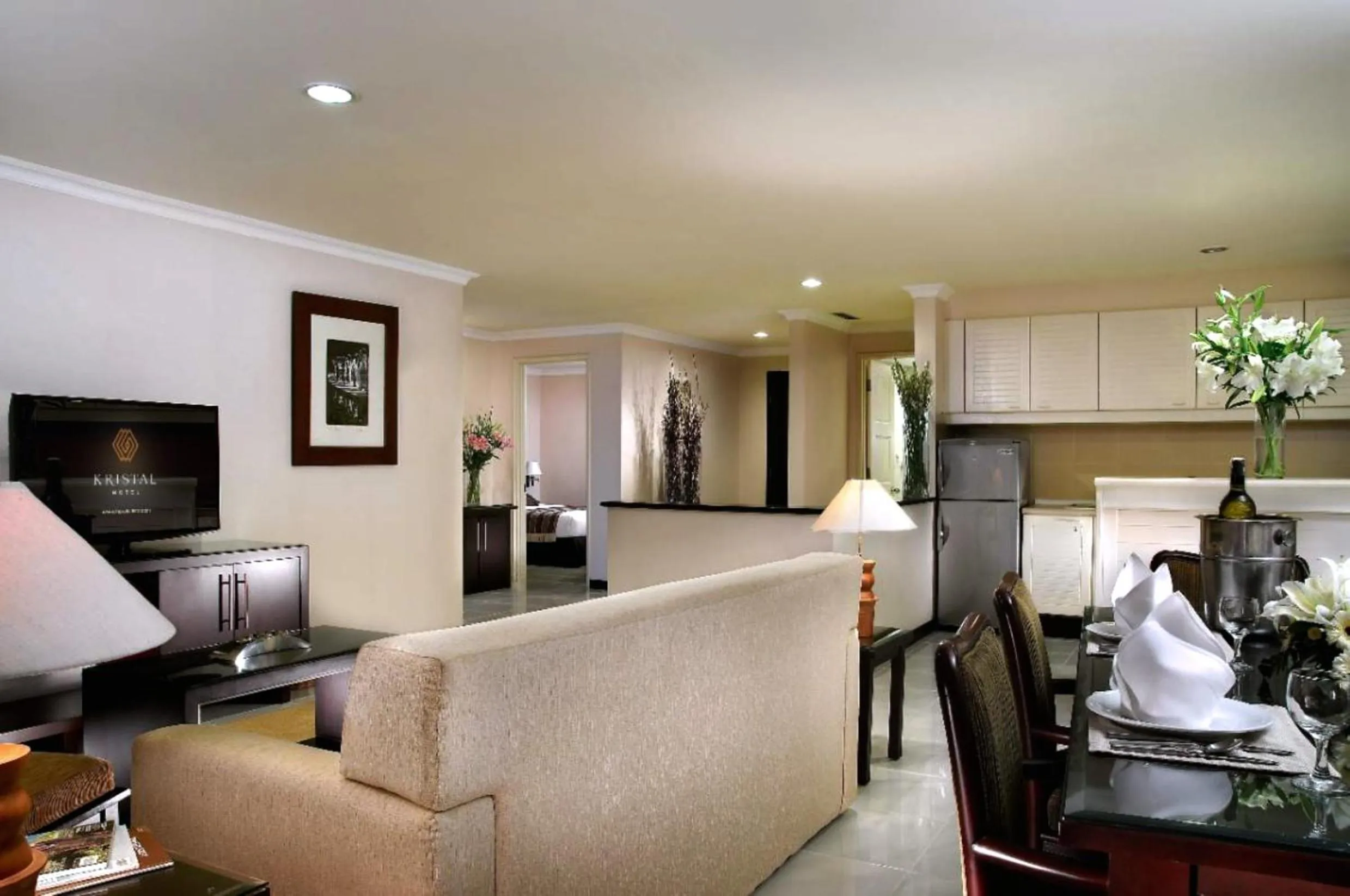Living room in Kristal Hotel Jakarta