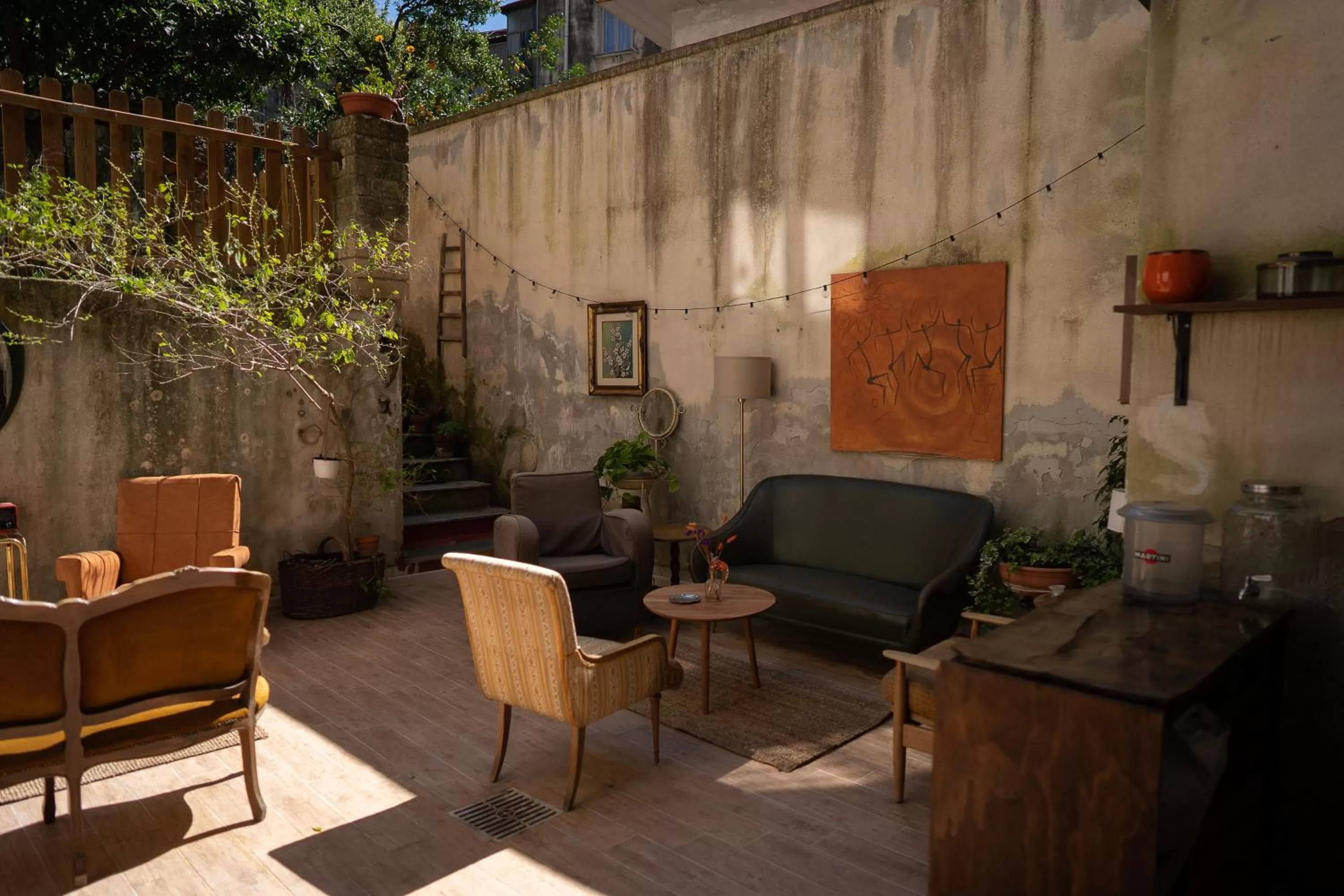 Seating Area in Casa Vayu - Rooms & Garden