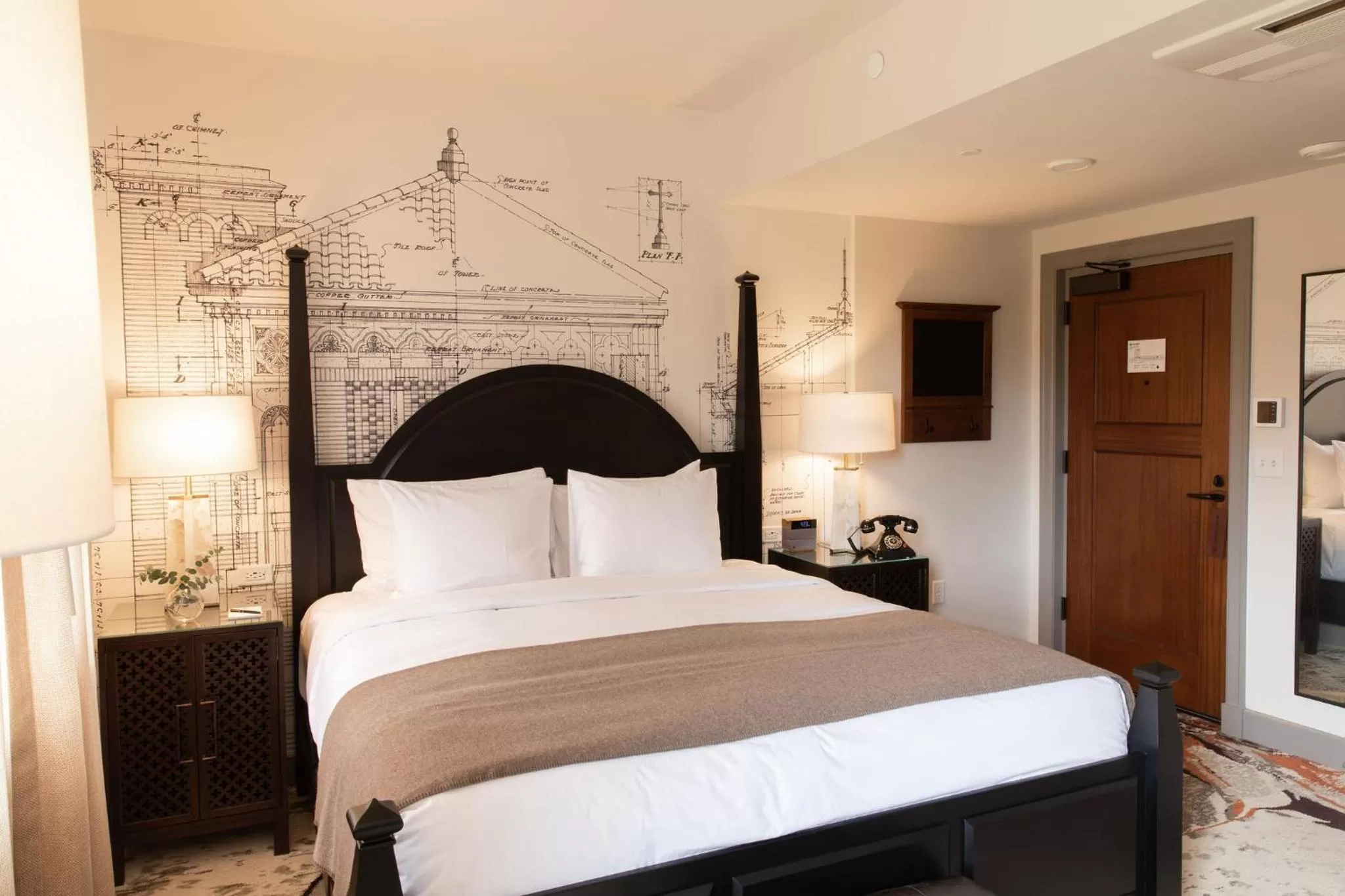 Bedroom, Bed in The Lodge at St Edward Park