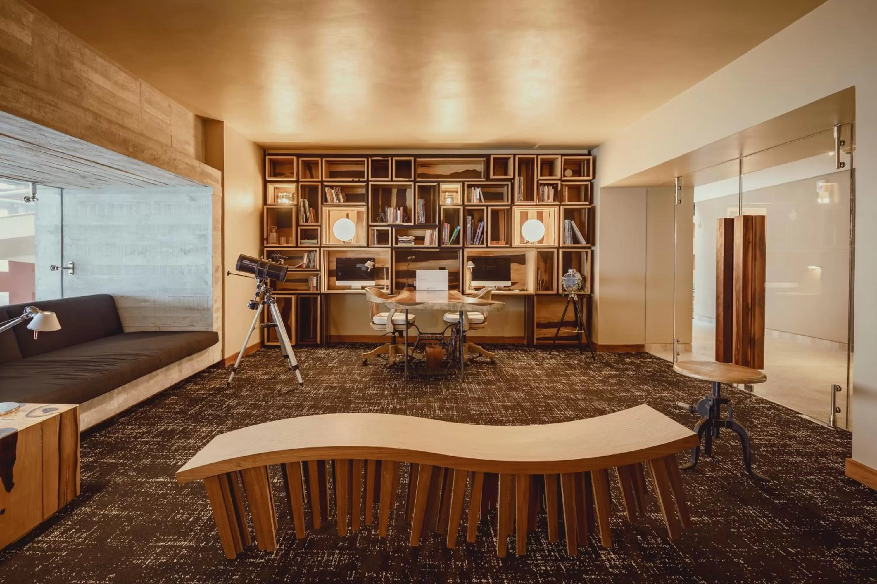 Library in La Casa de la Playa by Xcaret- All Inclusive Adults Only