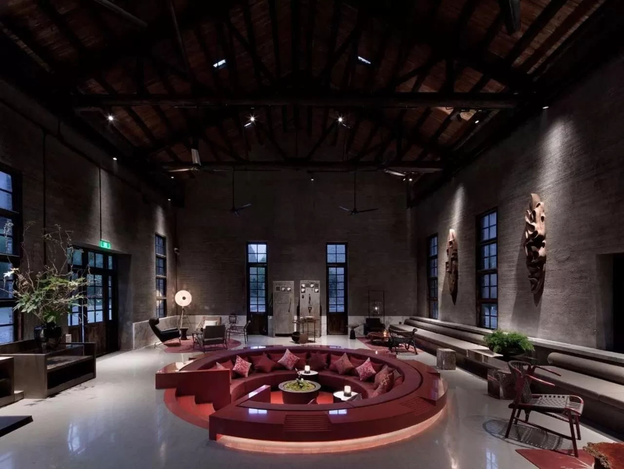 Lobby or reception in Yangshuo Sugar House