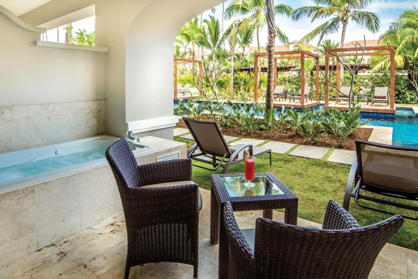 Patio in Secrets Royal Beach Punta Cana - Adults Only - All Inclusive