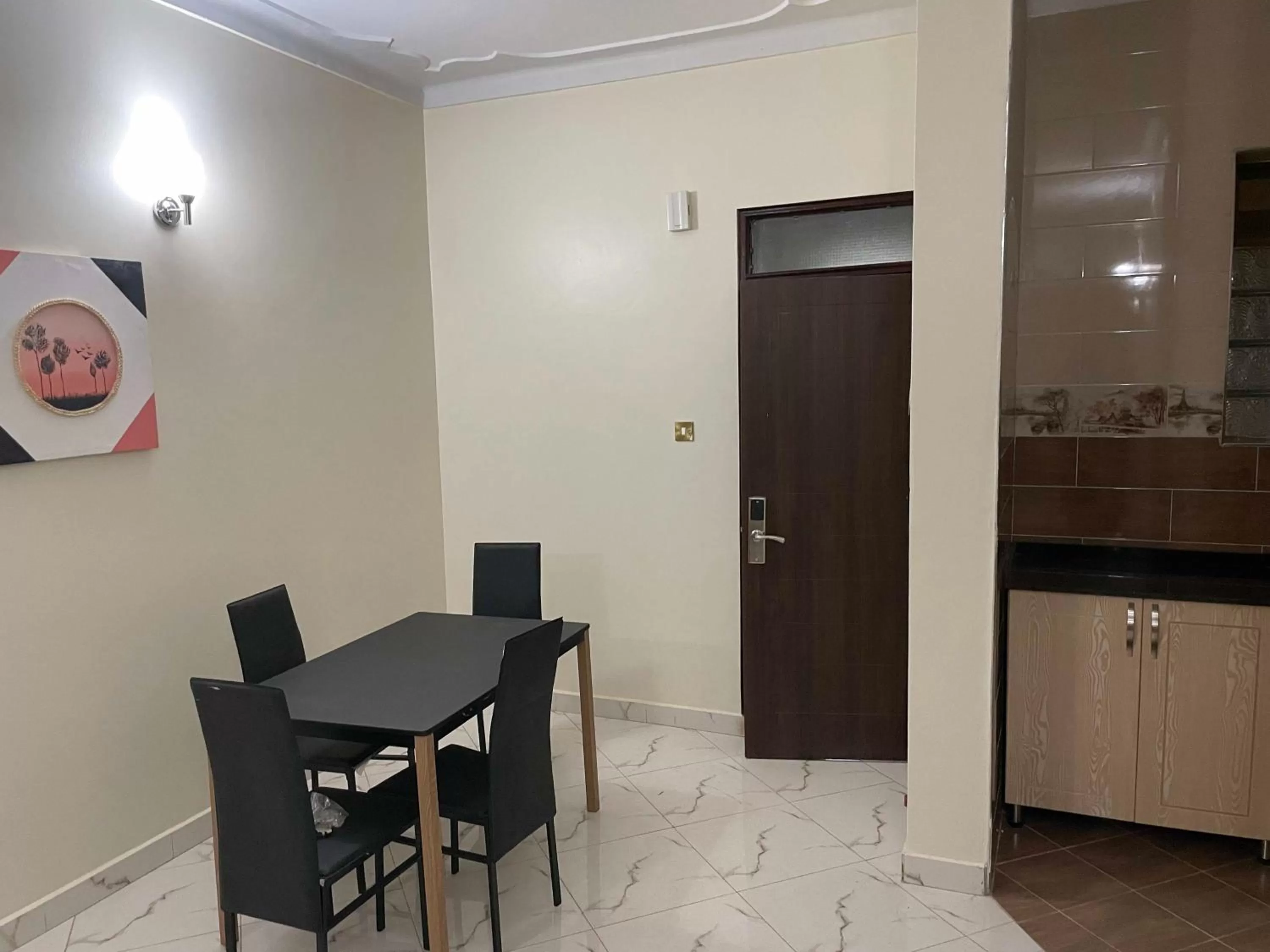 Dining area in Jaffa Suites