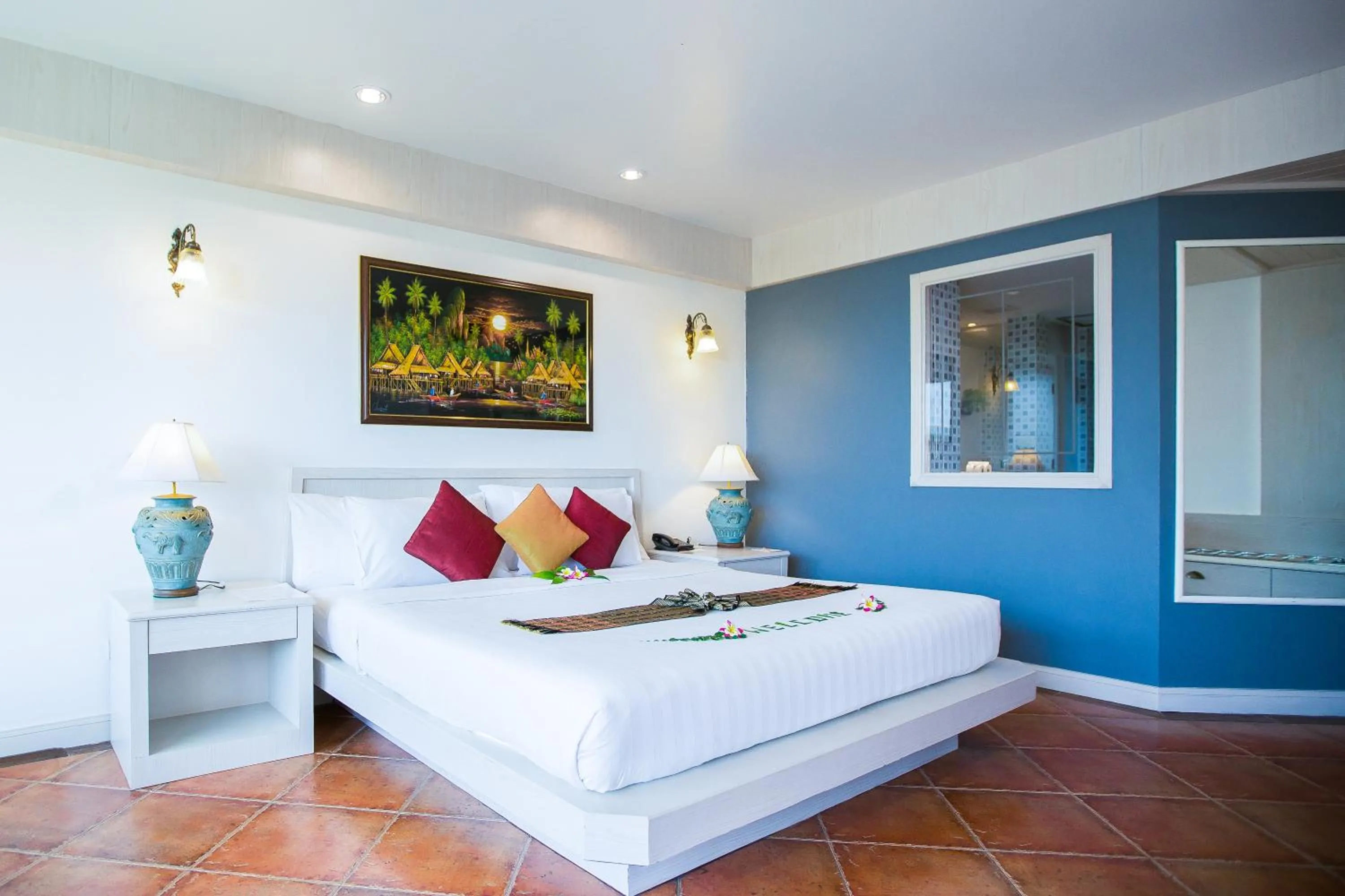 Bed in Karon Sea Sands Resort-SHA PLUS