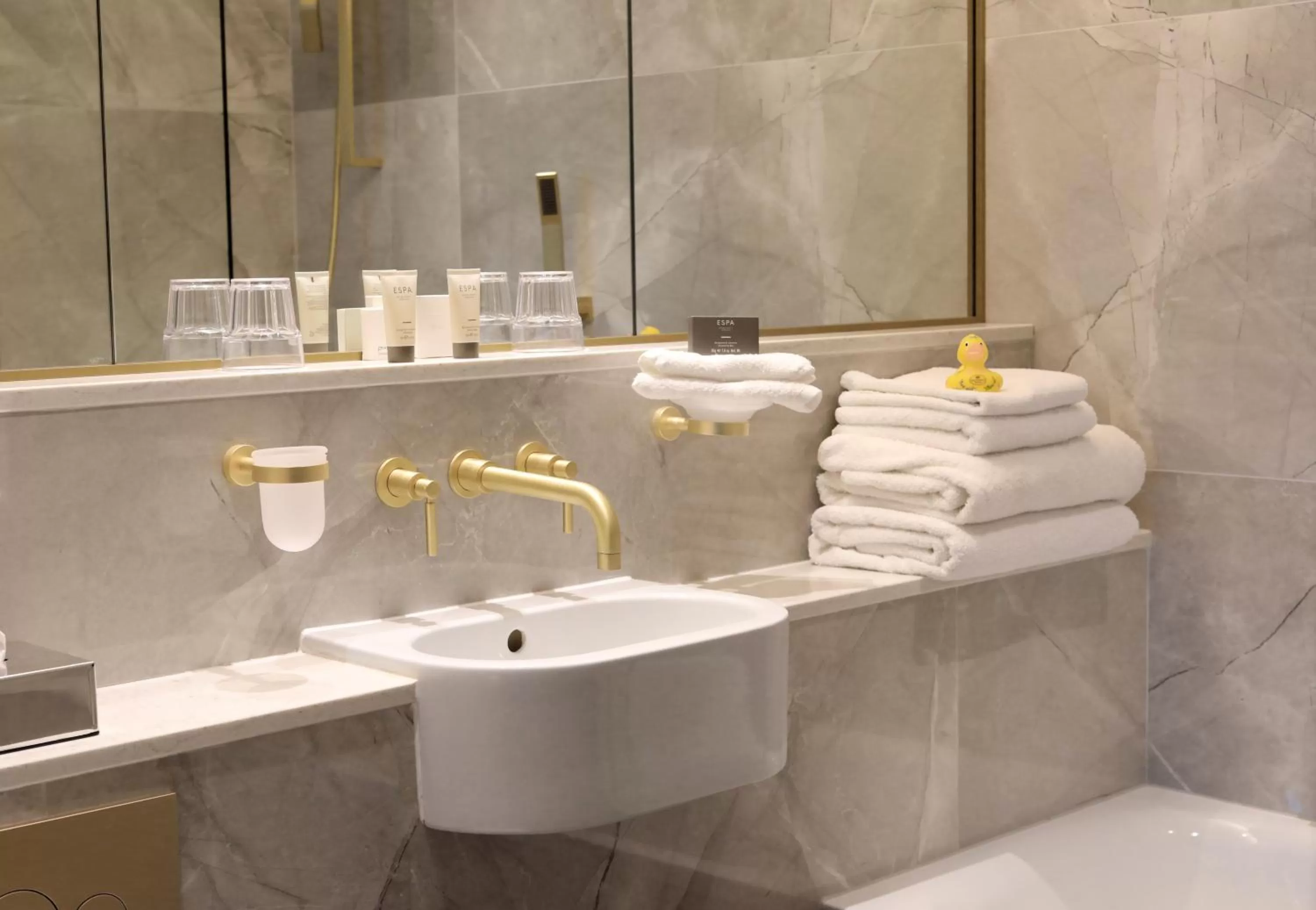 Shower in Europa Hotel