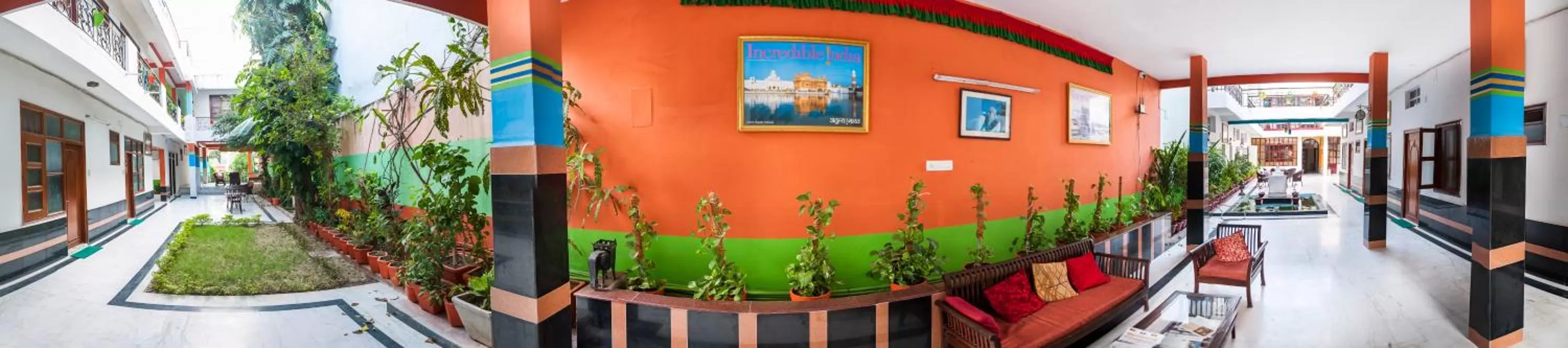 Garden view in Hotel Harmony