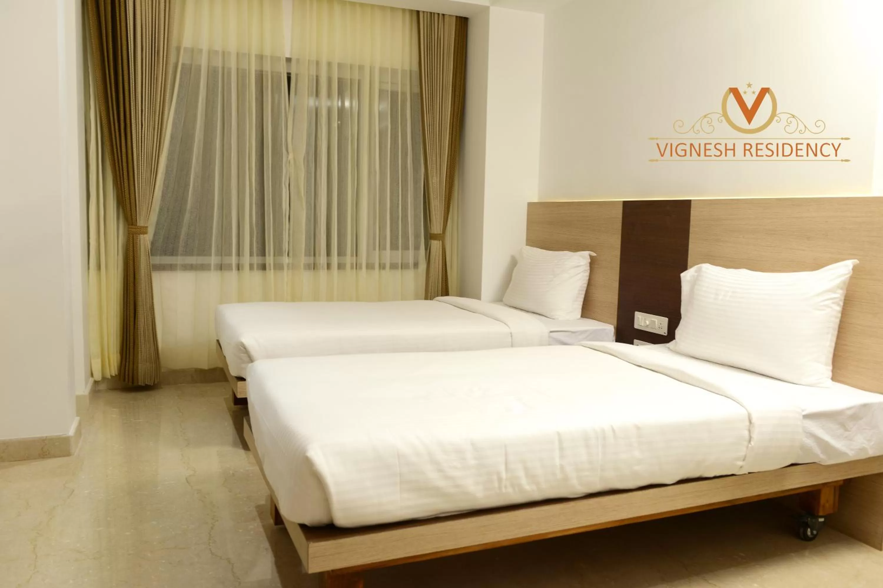 Bedroom, Bed in Vignesh Residency