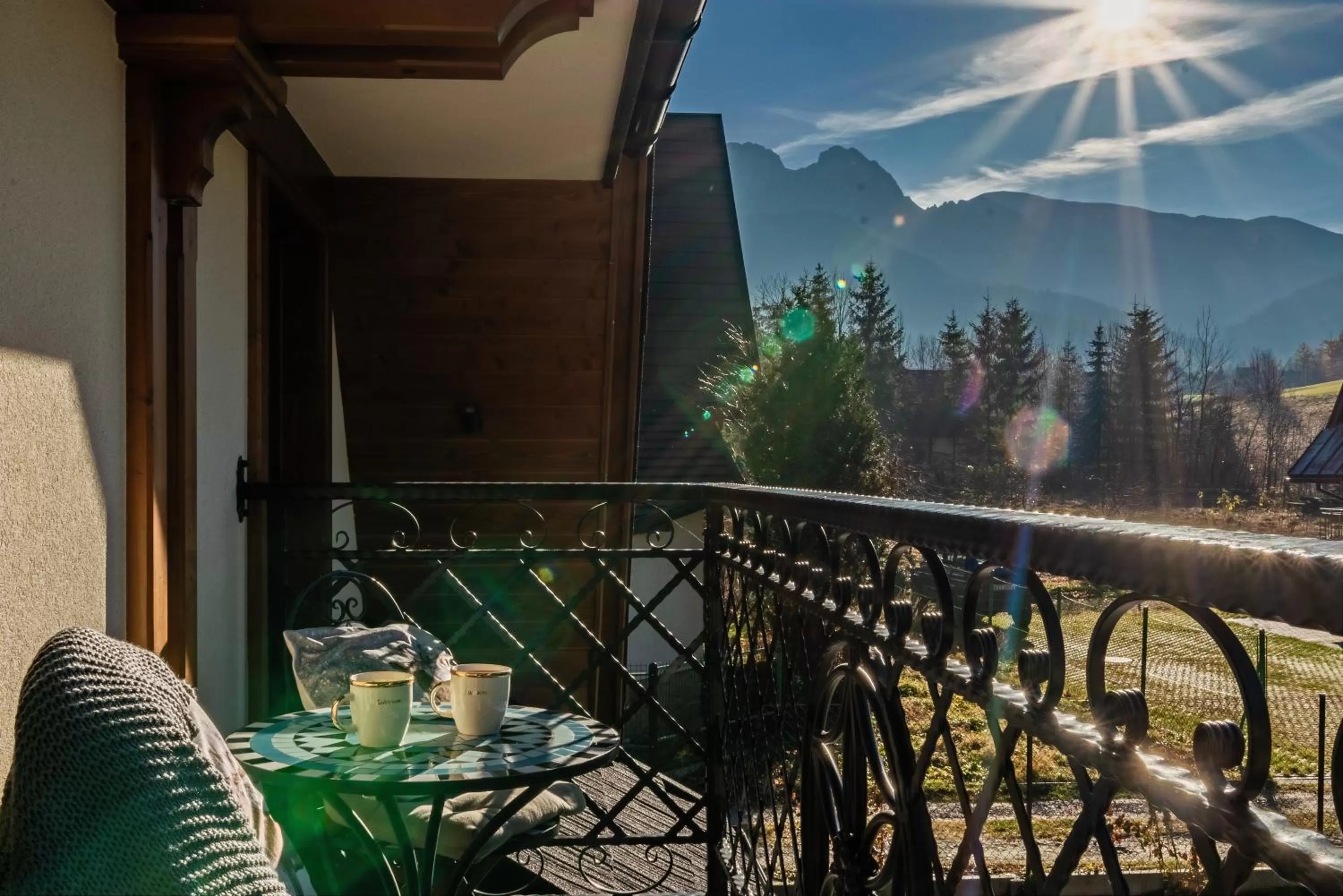 Natural landscape, Balcony/Terrace in Serce Tatr Residence Zakopane - blisko Krupówek