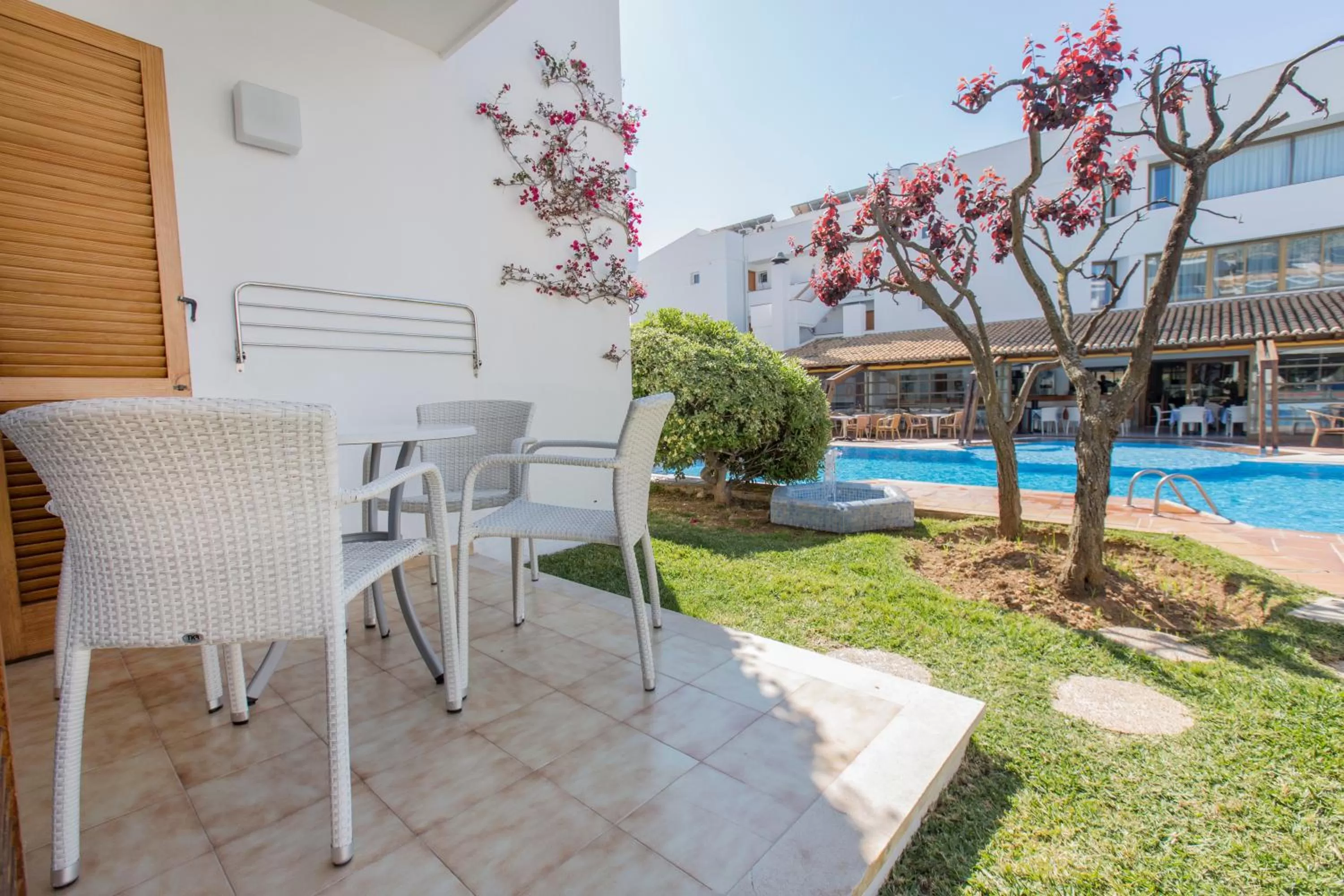 Garden in Aparthotel Flora