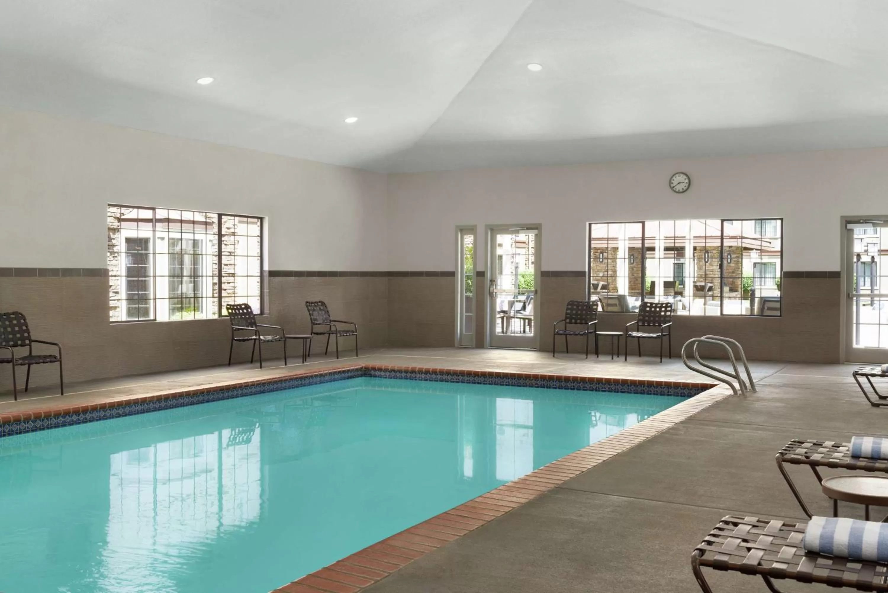 Pool view in Homewood Suites by Hilton Portland Airport