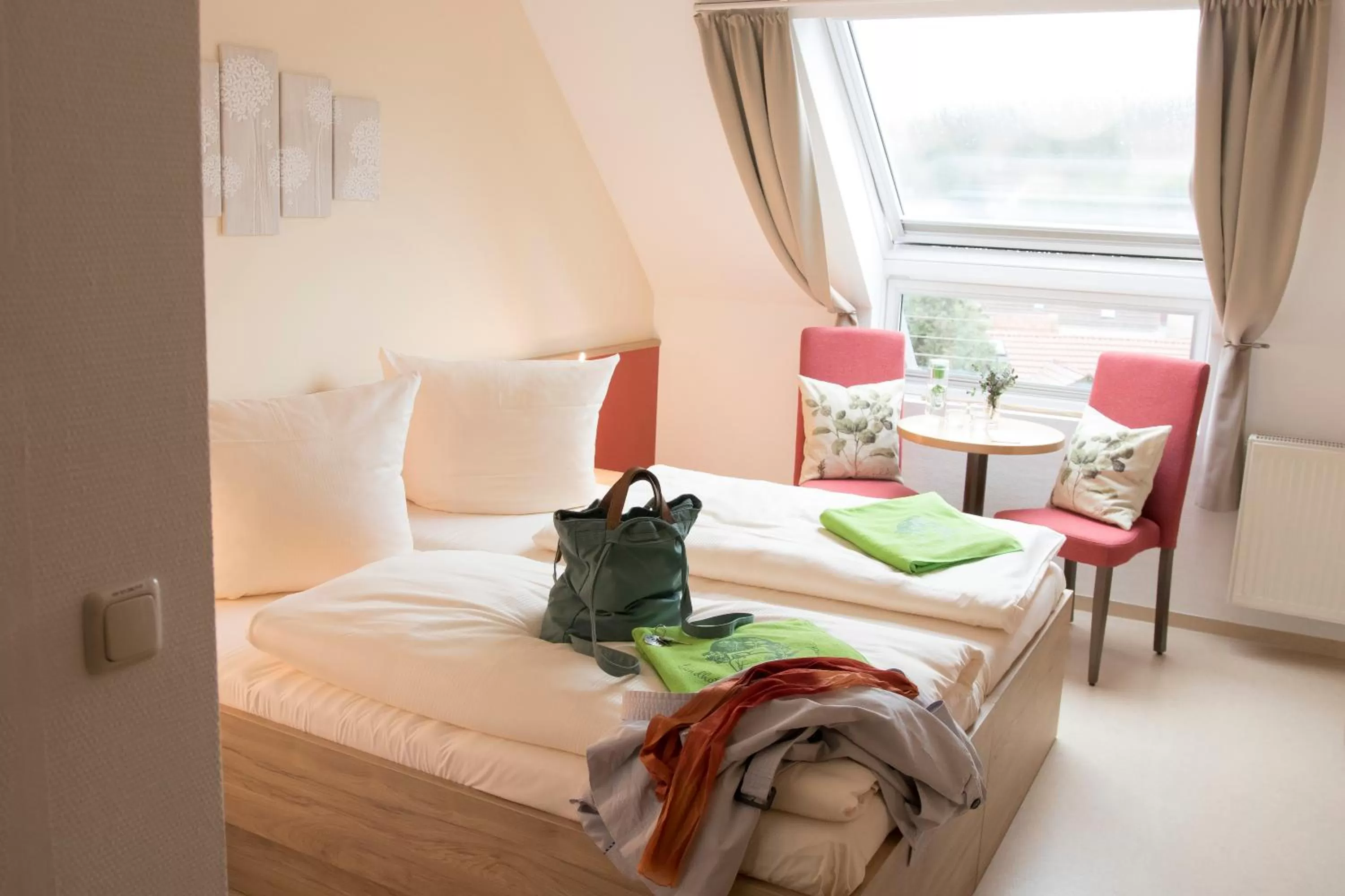 Bed in Pilgrims Inn Kreischa